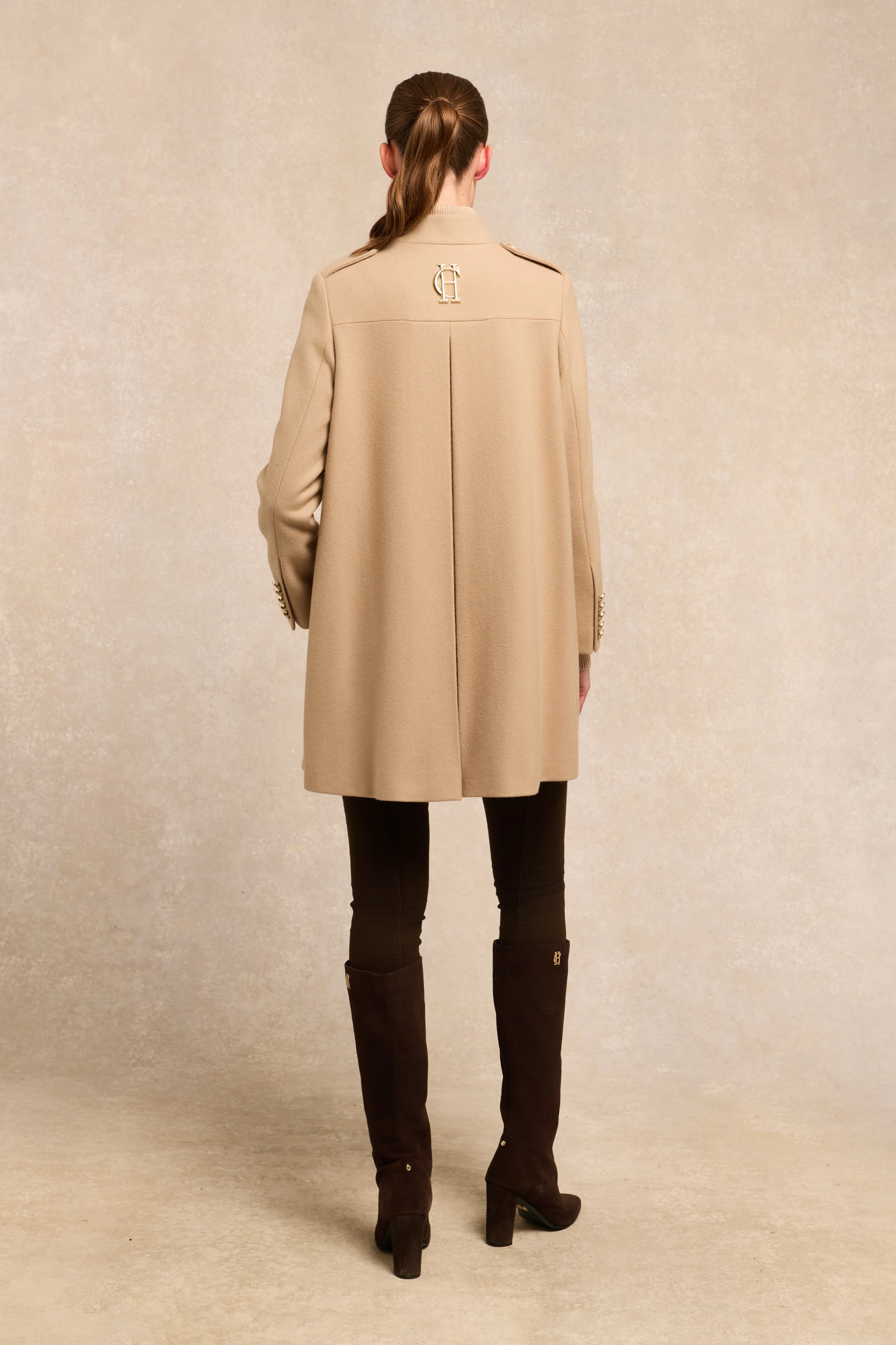Highbury Cape Coat (Camel) - Image 3