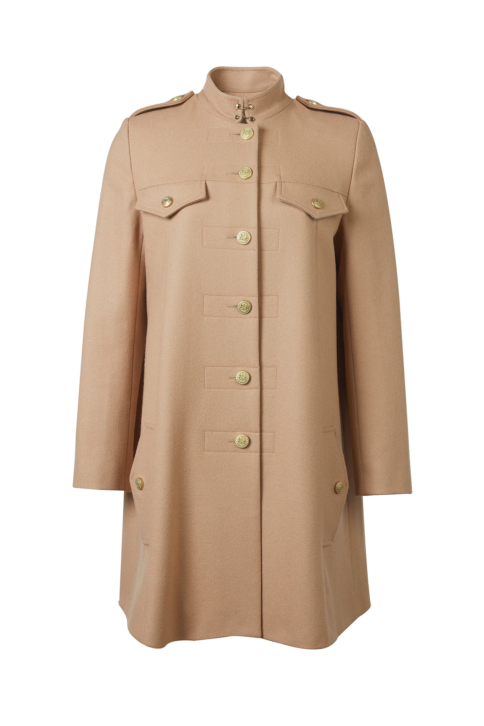 Highbury Cape Coat (Camel) - Image 4