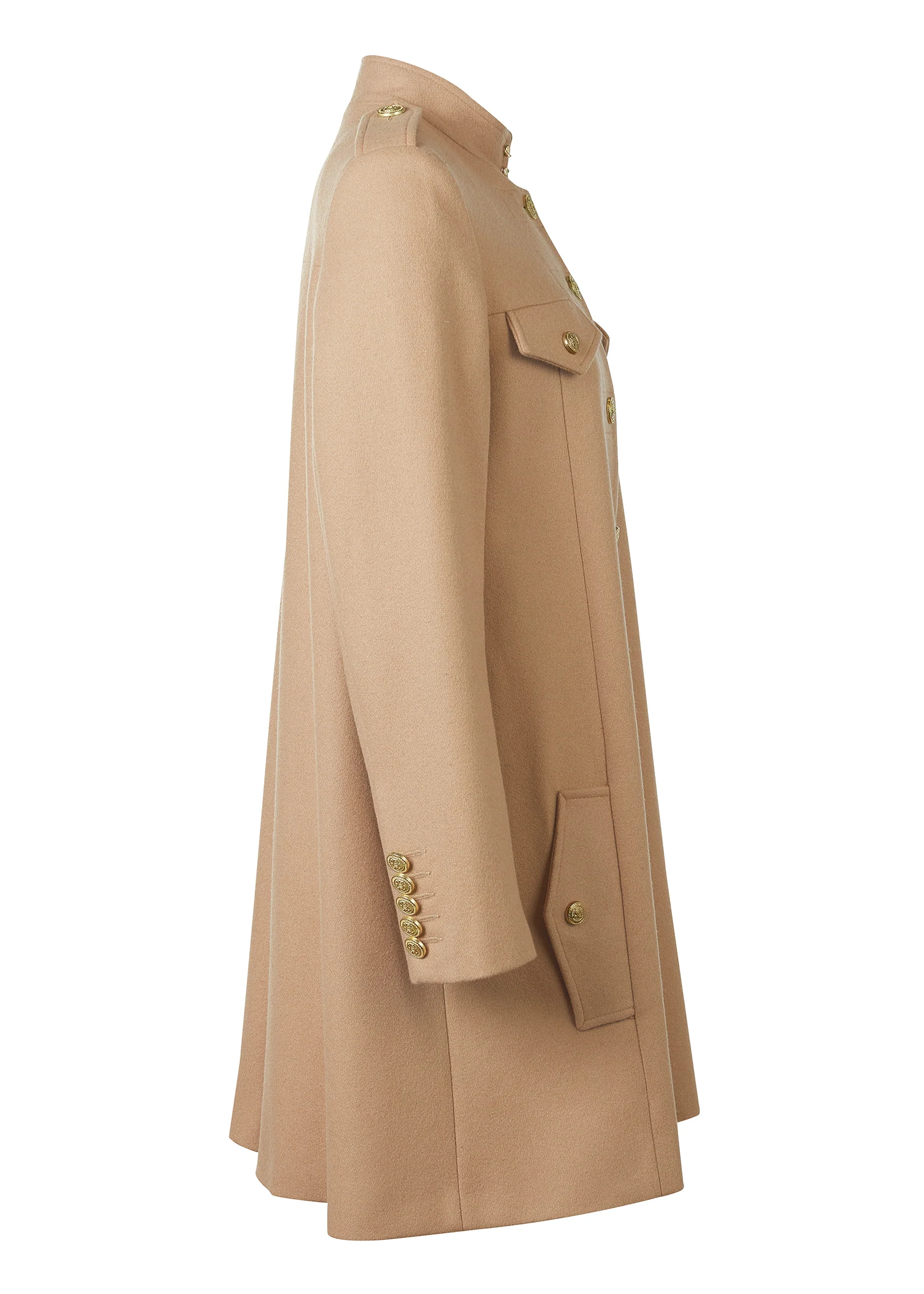 Highbury Cape Coat (Camel) - Image 8