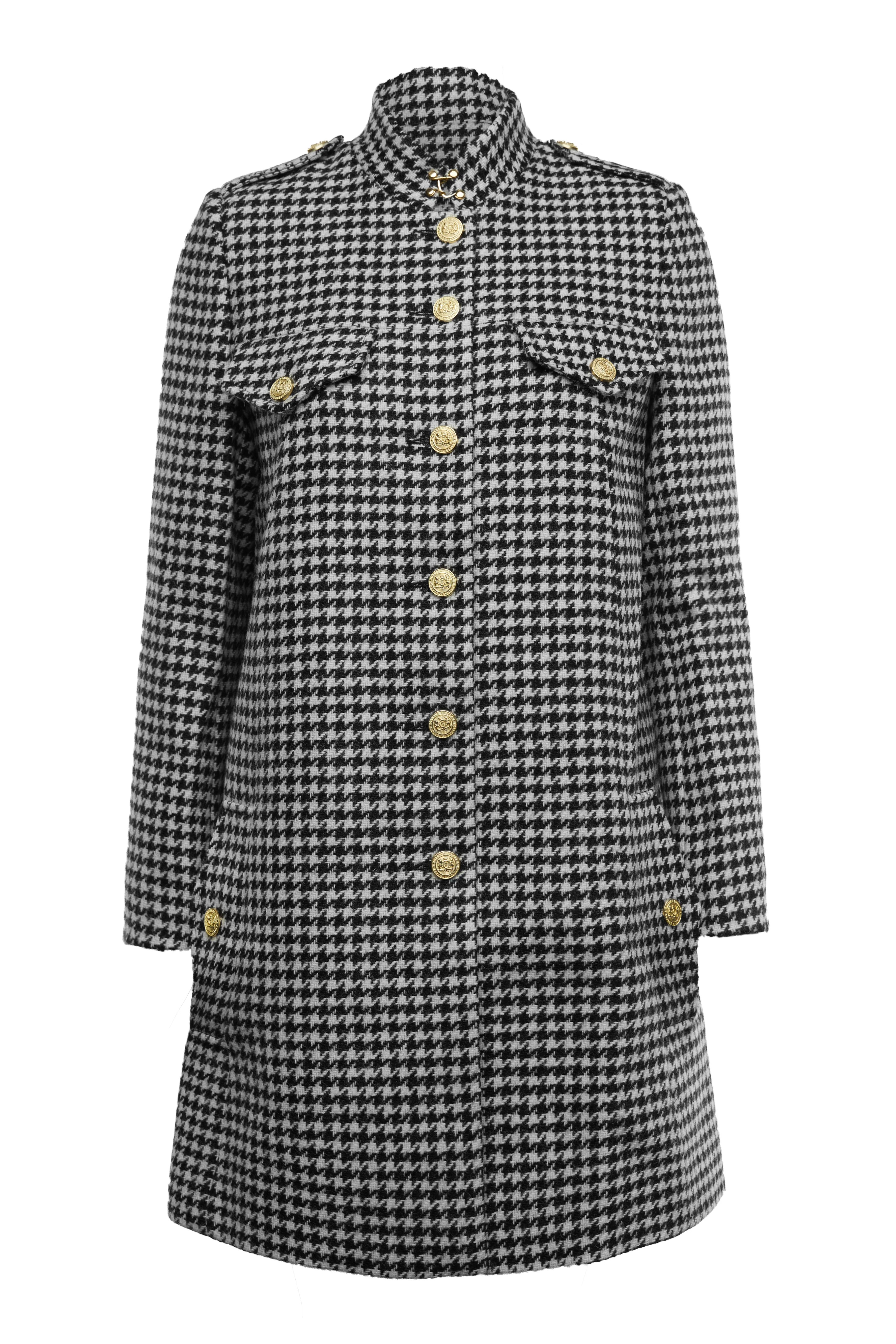 Highbury Cape Coat (Houndstooth) - Image 5