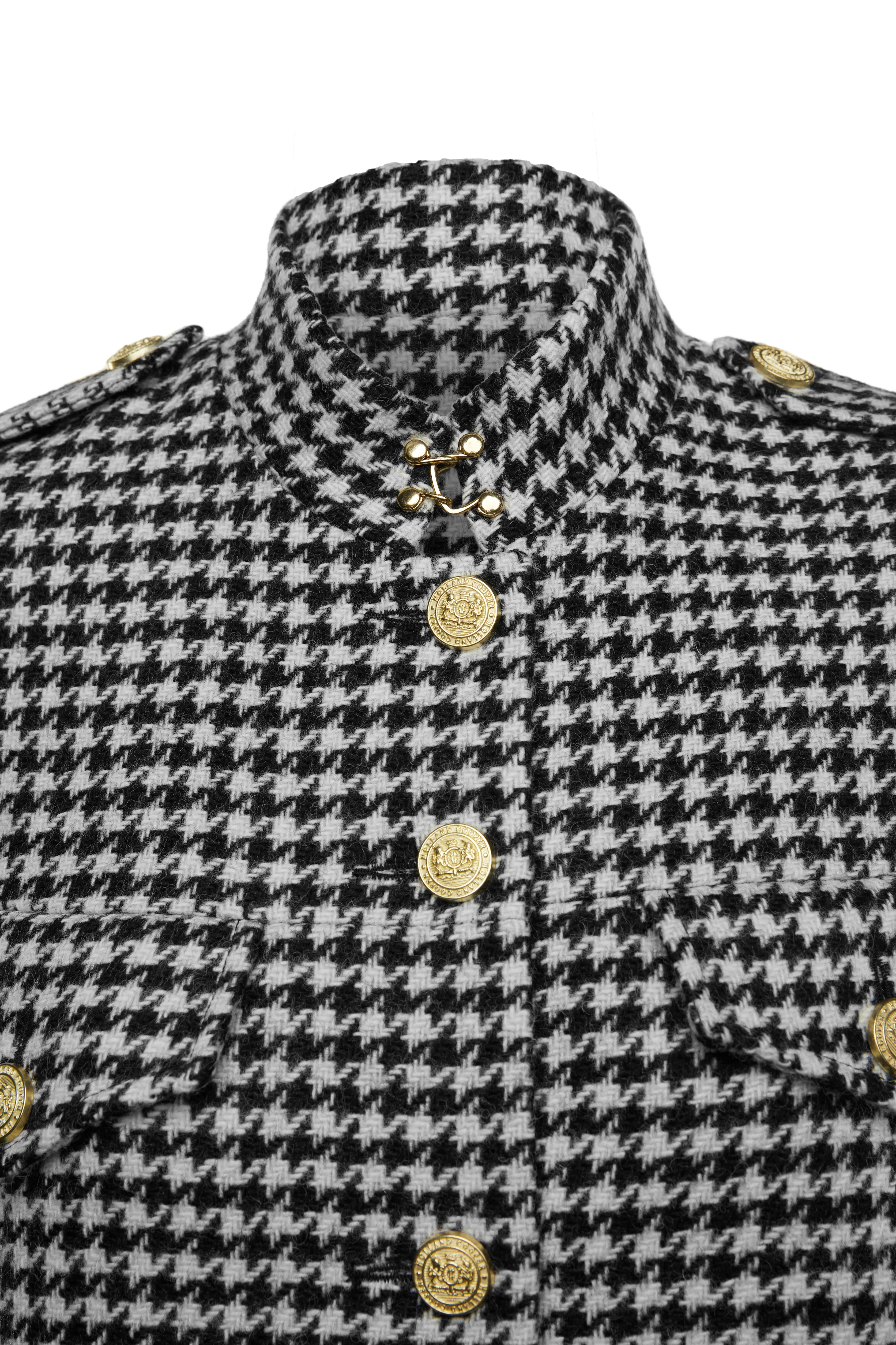 Highbury Cape Coat (Houndstooth) - Image 6