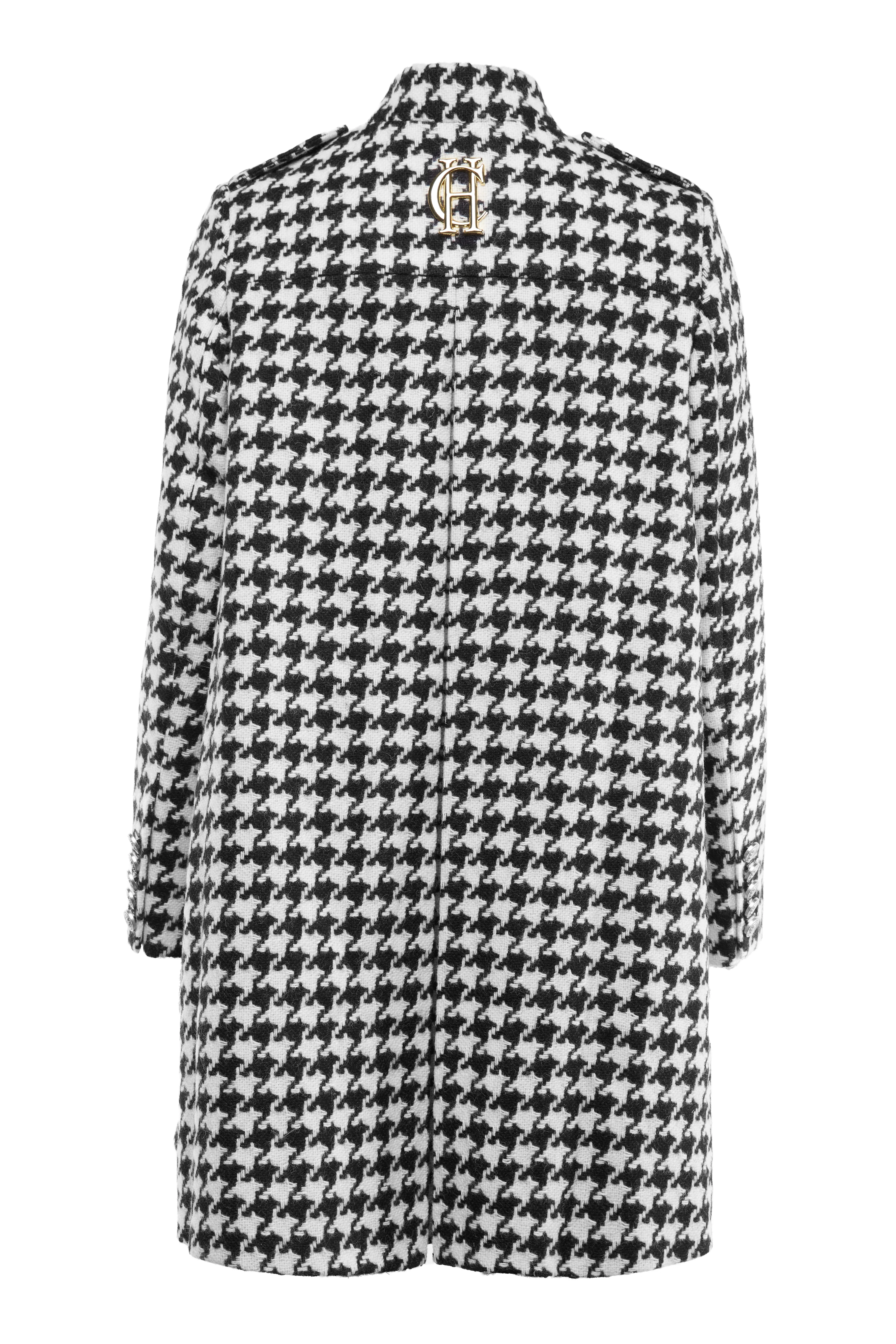 Highbury Cape Coat (Large Scale Houndstooth) - Image 12