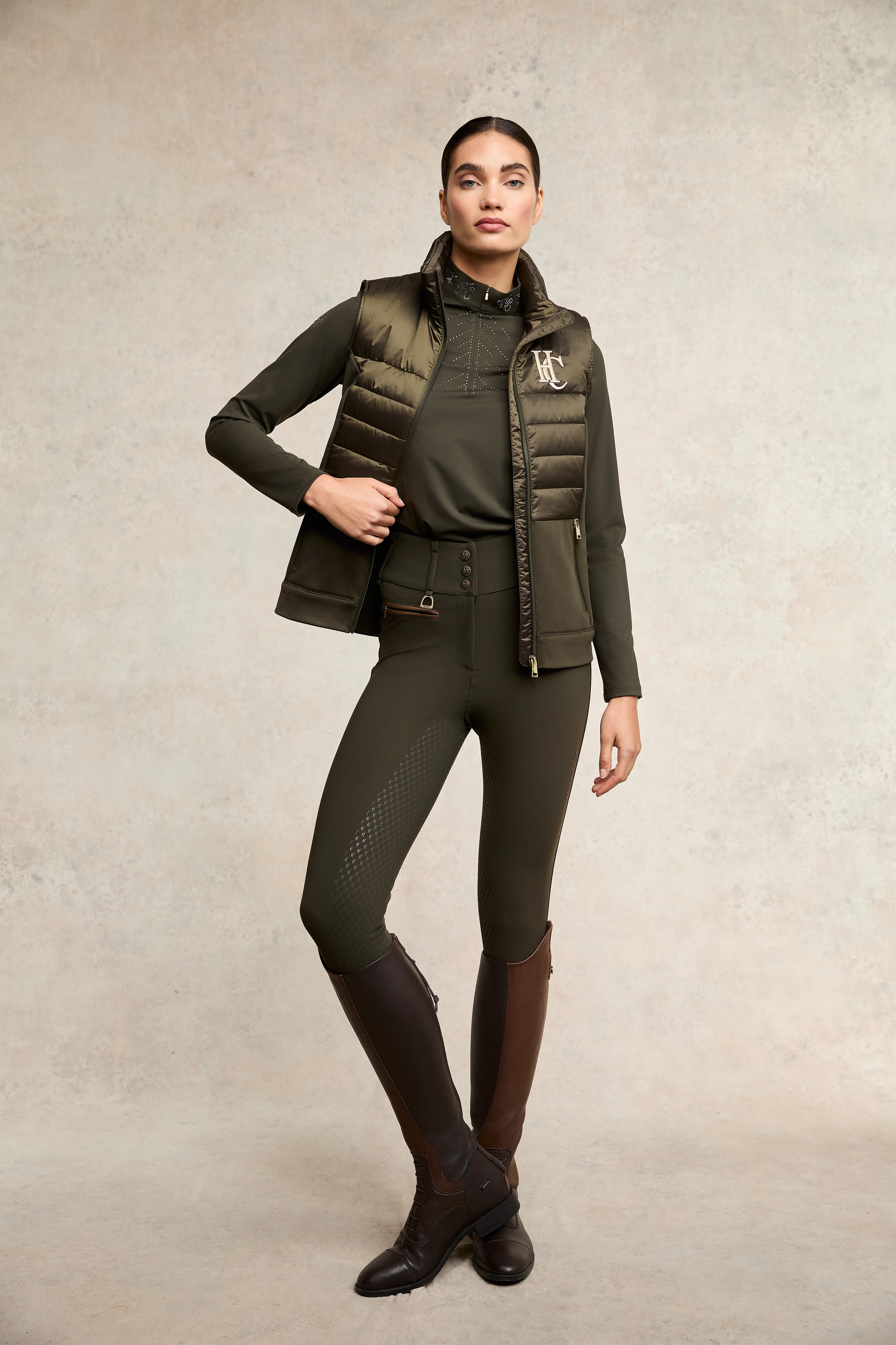 Hybrid Gilet (Khaki) - Image 2