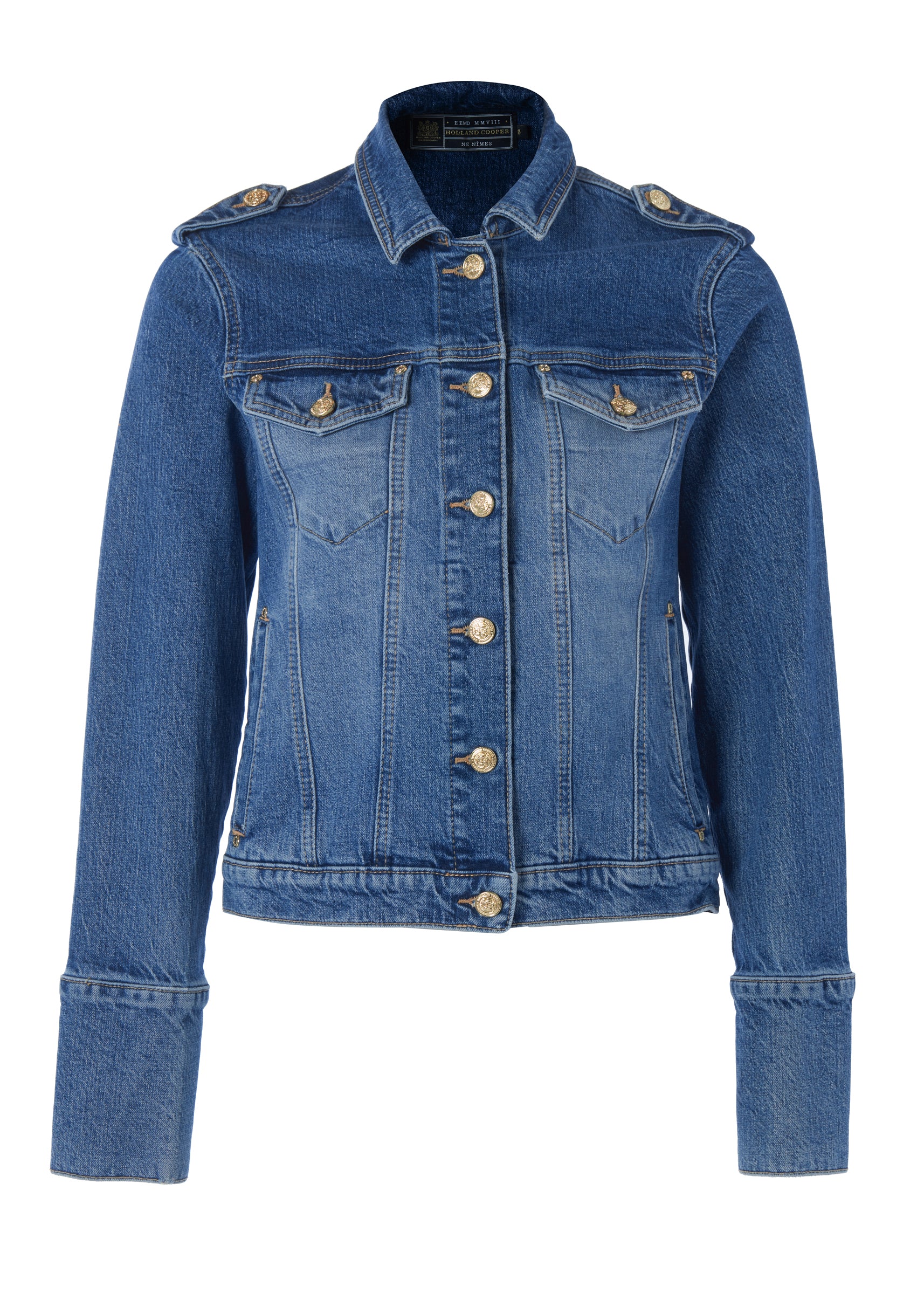 Iconic Denim Jacket (Classic Indigo) - Image 4