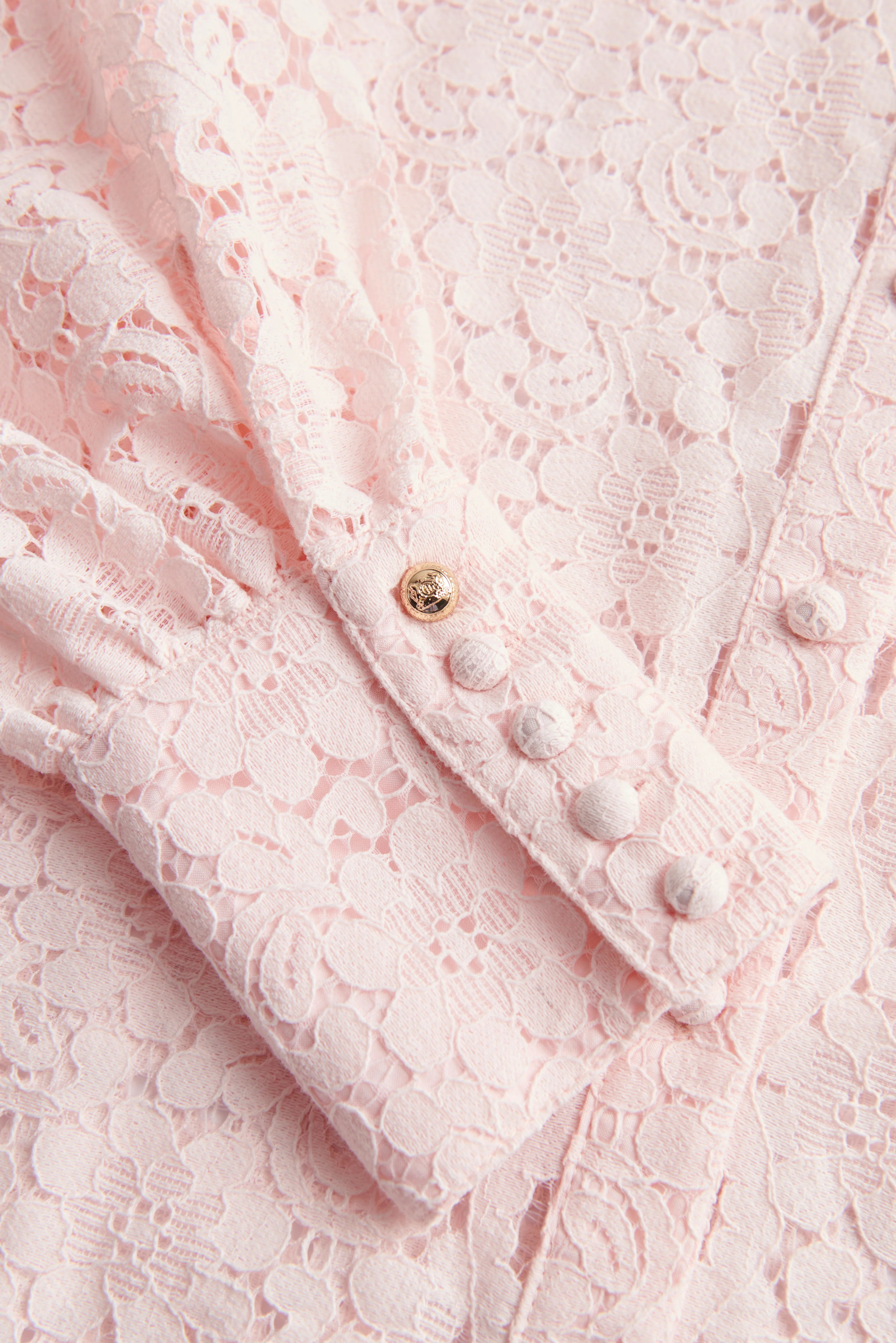 Iona Lace Shirt (Blush) - Image 11