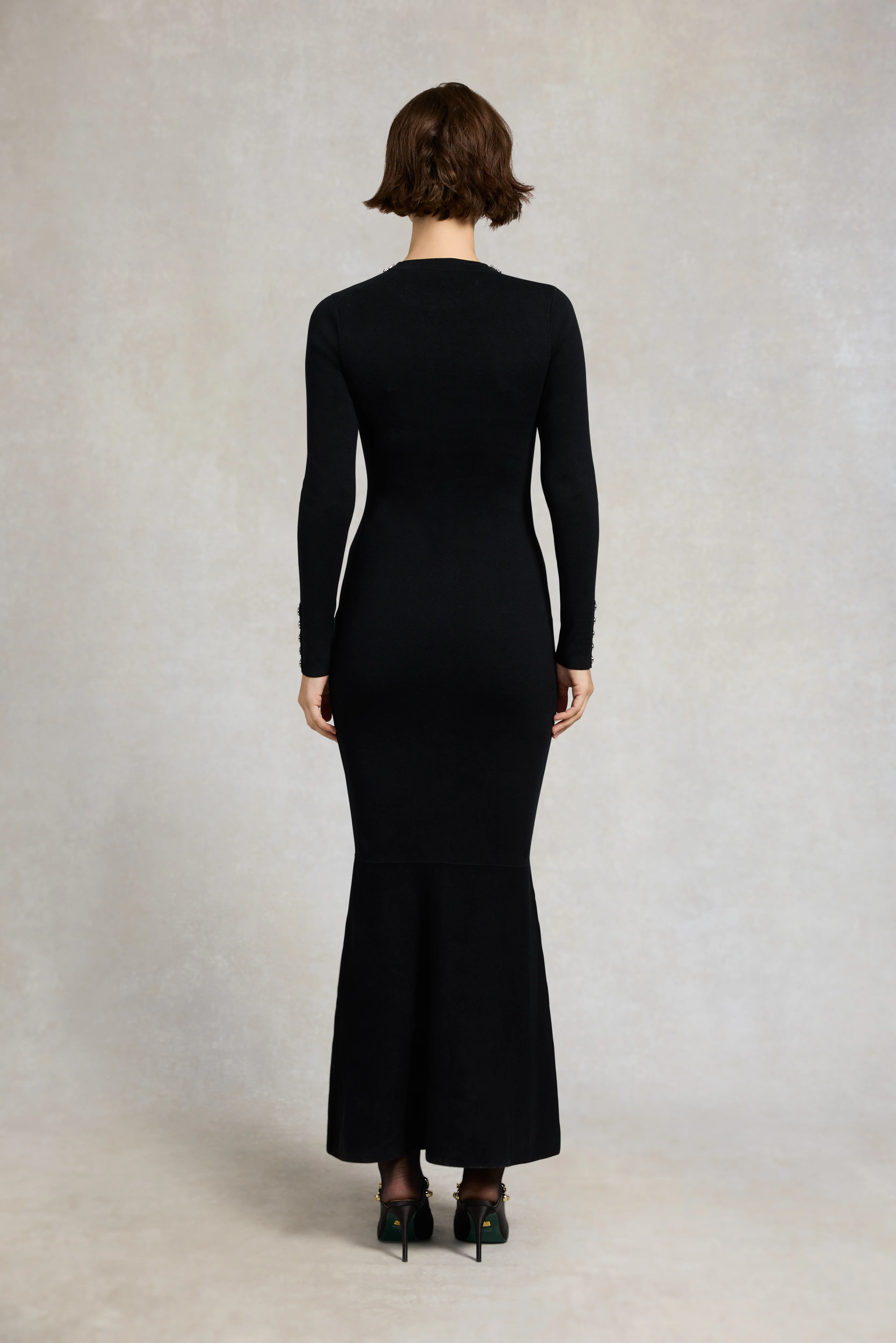 Isabelle Maxi Dress (Black) - Image 7