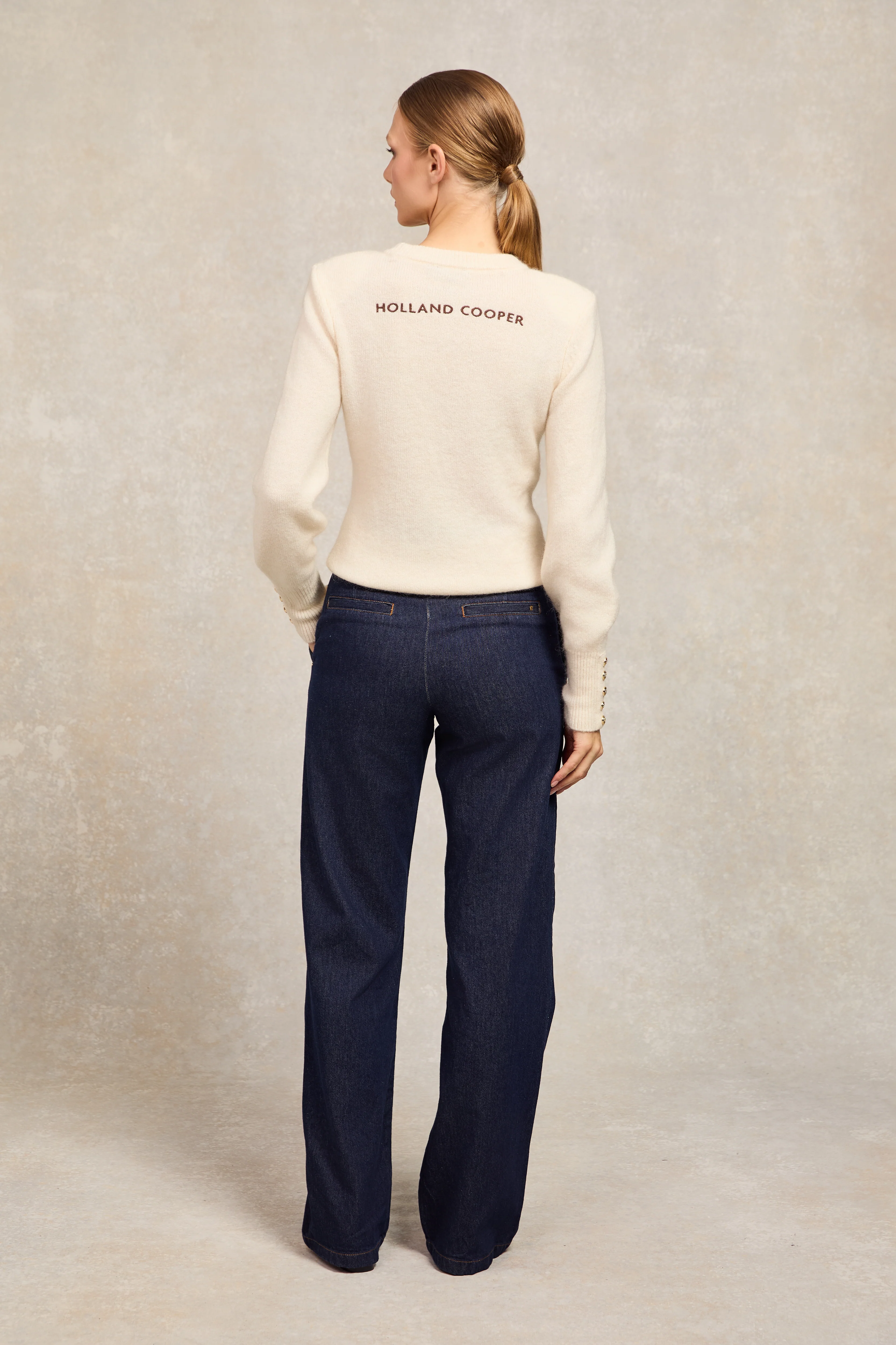 Isla Crew Neck Knit (Natural) - Image 5