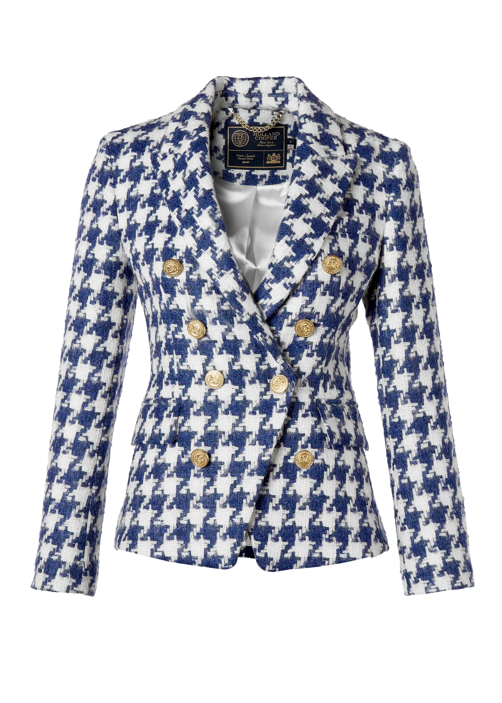 Jade's Large Scale Navy Houndstooth Look - Image 3