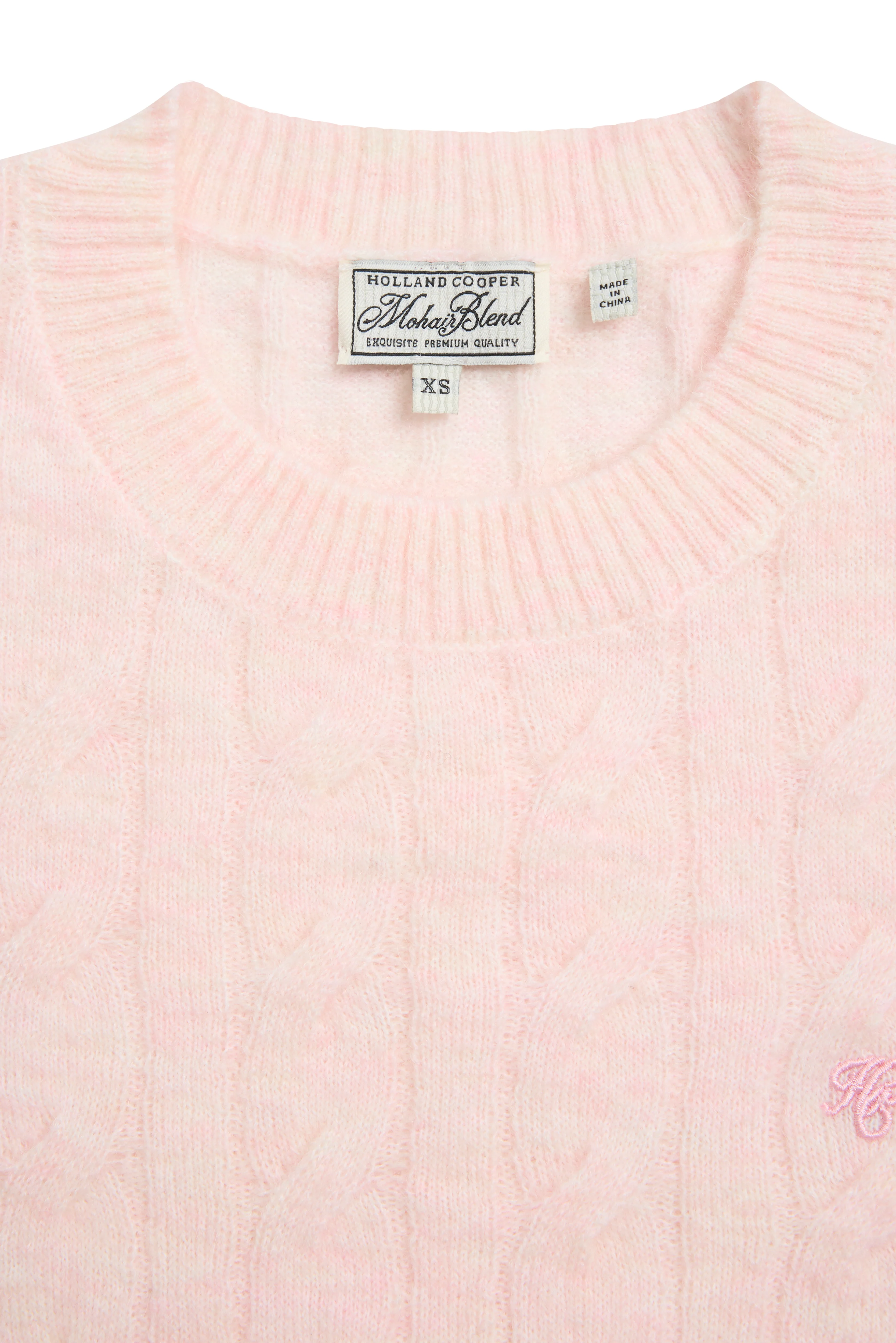 Jasmine Knitted Crew (Palest Pink) - Image 8