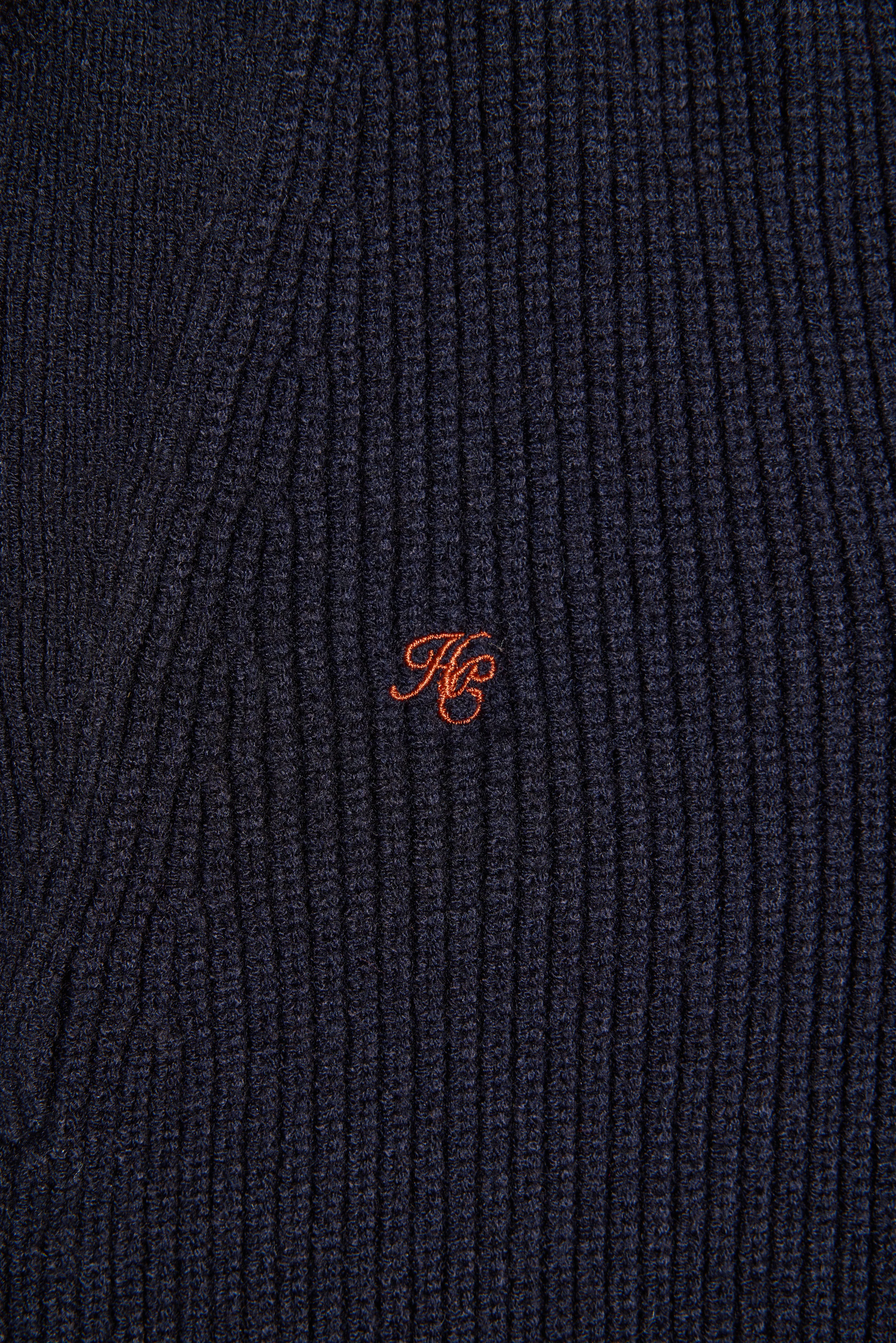 Jessica Quarter Zip Knit (Ink Navy) - Image 8