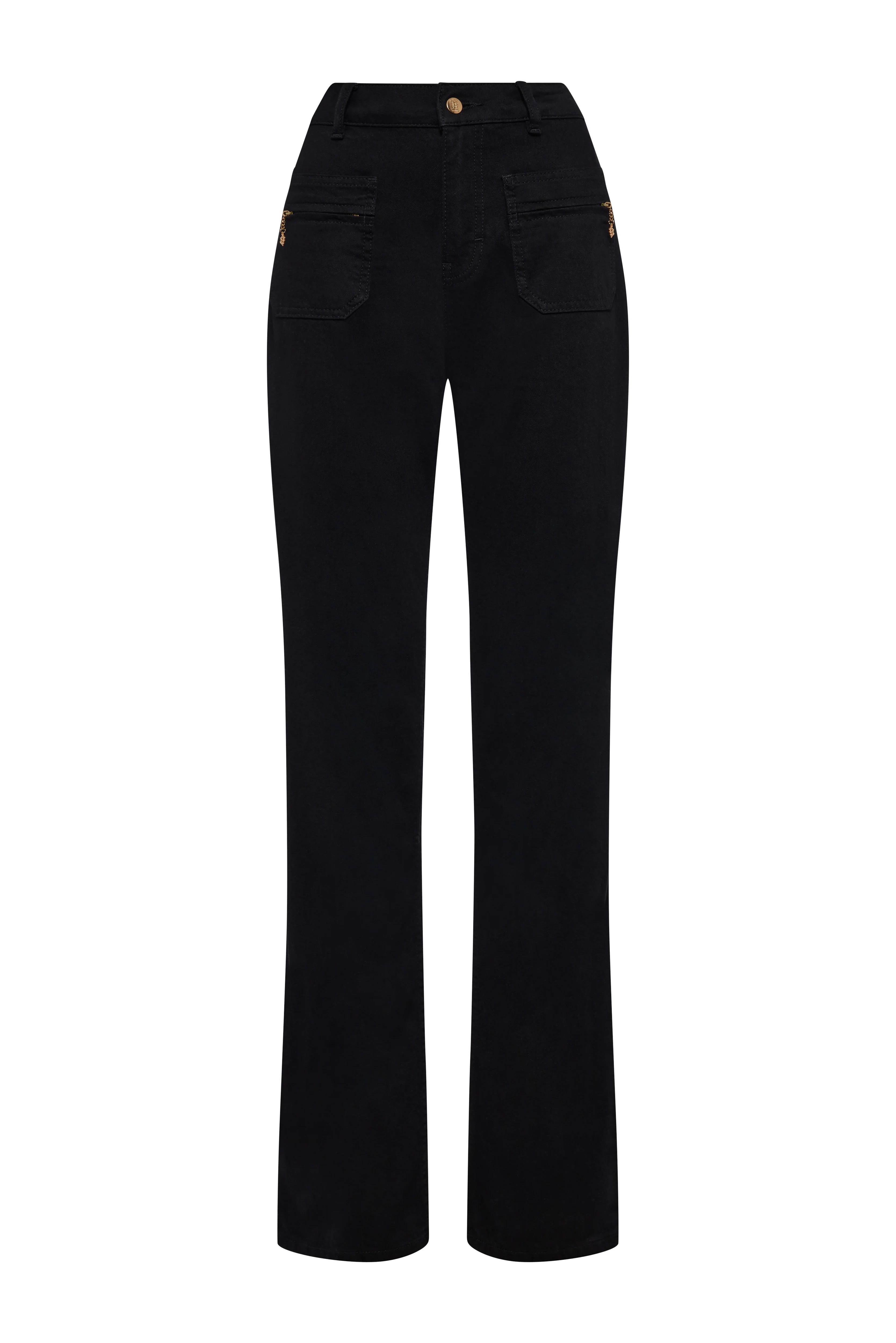 Jessica Straight Jean (Black) - Image 4