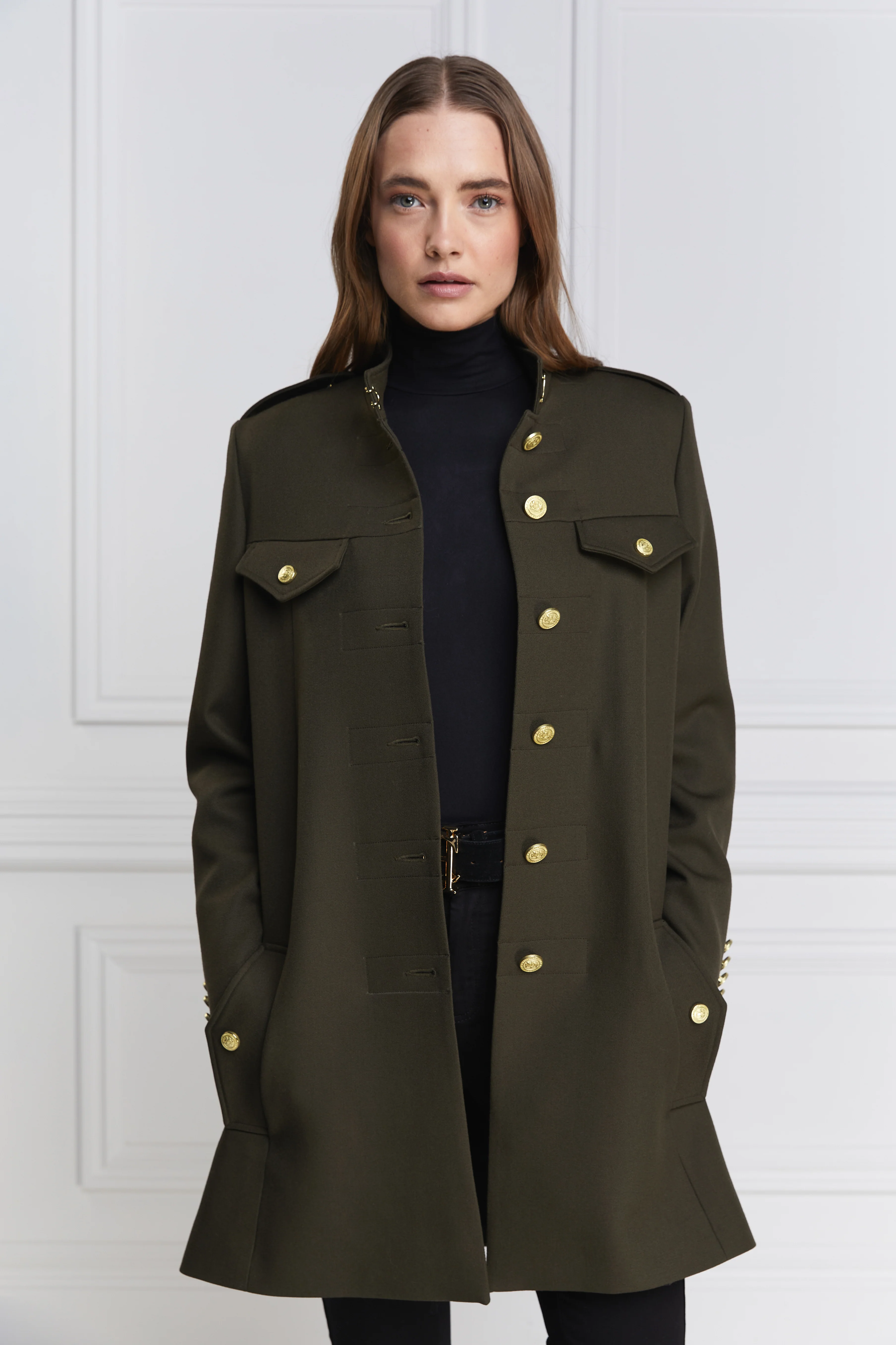 Jade's Khaki Look (Khaki Barathea) - Image 3