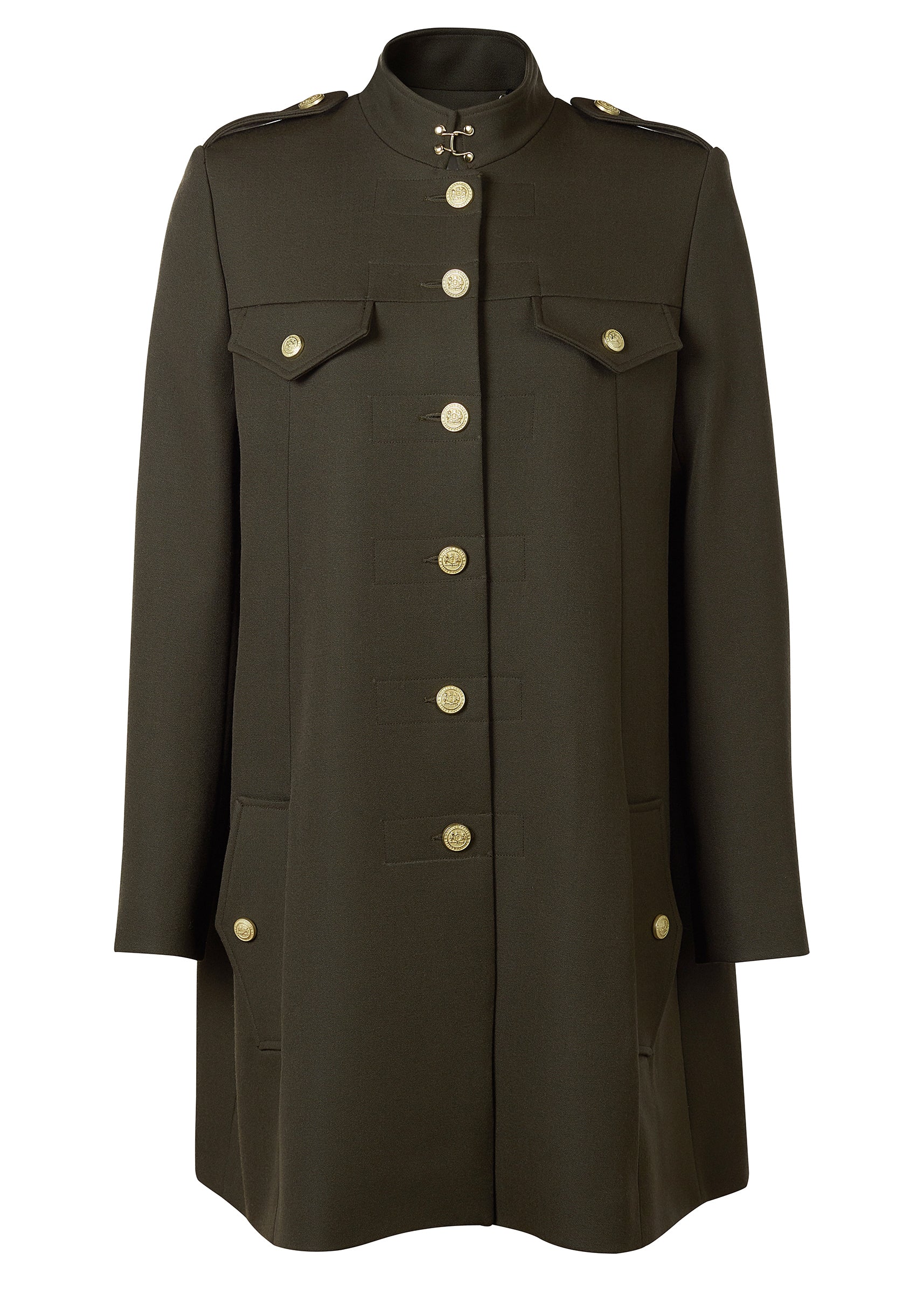 Jade's Khaki Look (Khaki Barathea) - Image 5