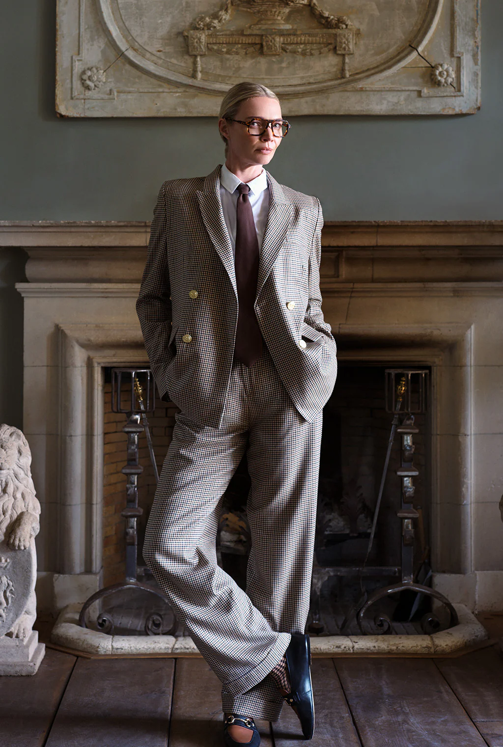 Jodie's Westminster Tweed Look