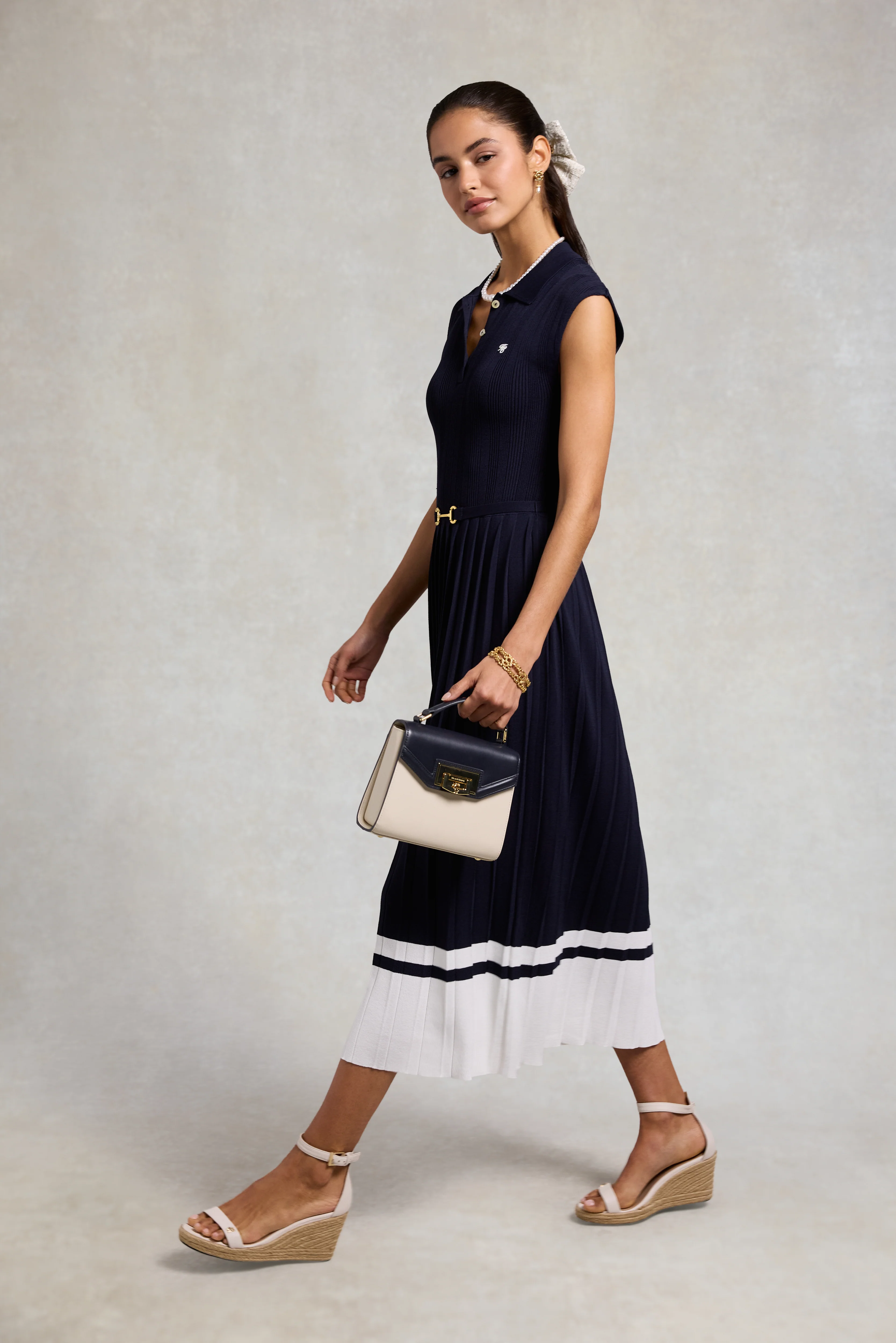 Jolie Dress (Ink Navy Natural) - Image 3