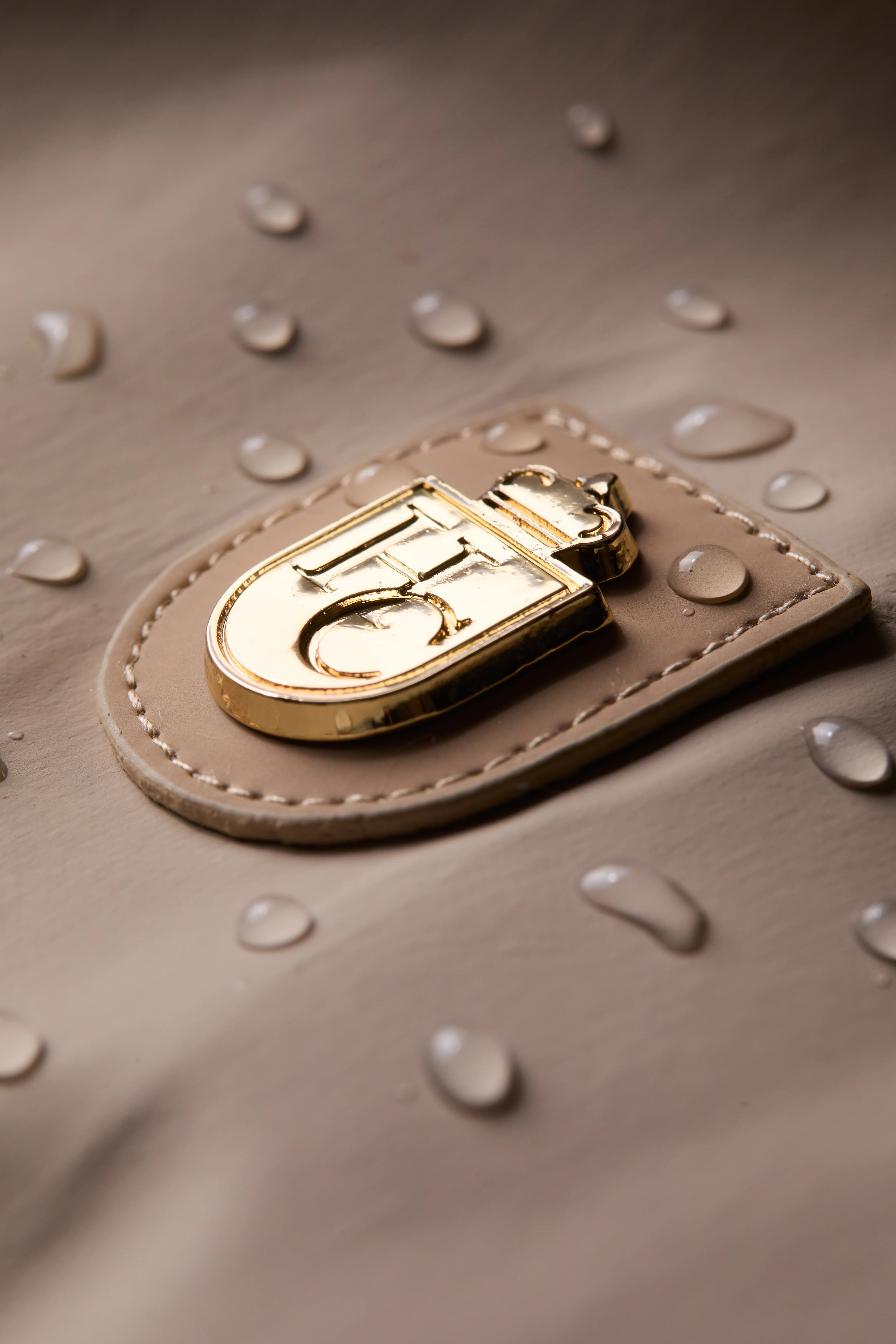 Kendal Waterproof Trench Coat (Stone) - Image 8
