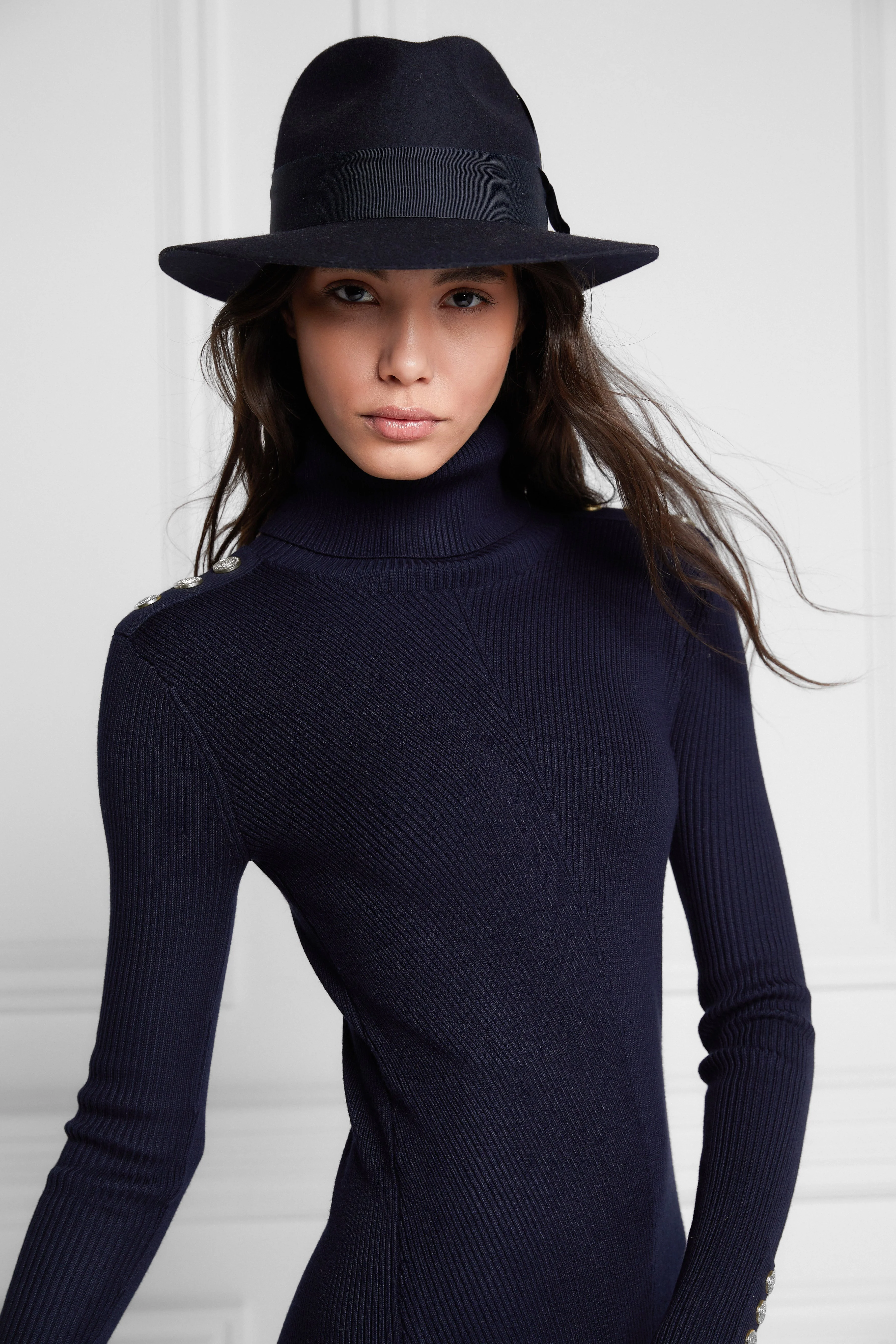 Kensington Jumper Dress (Ink Navy) - Image 13