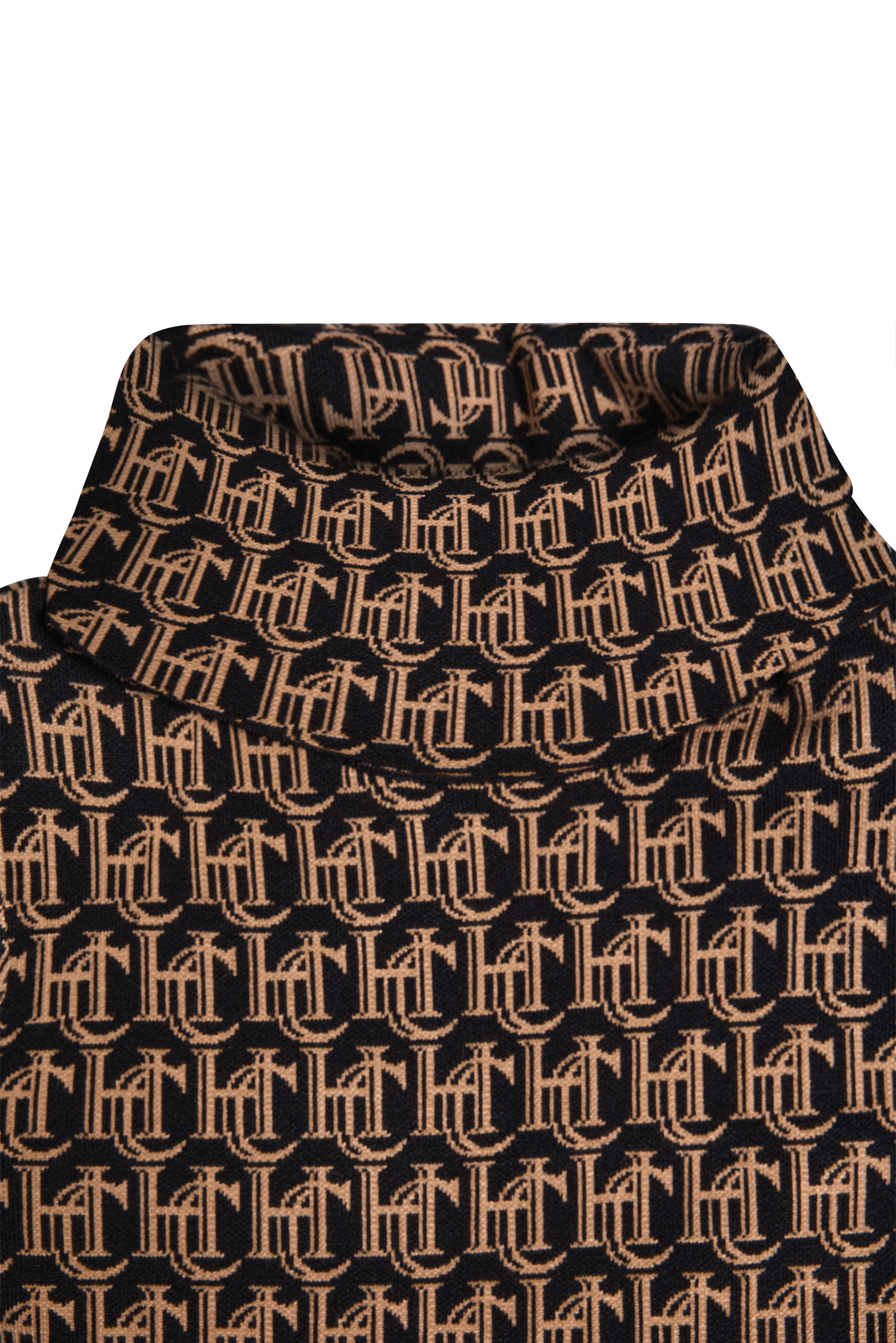 Kensington Micro Jacquard Dress (Black) - Image 6