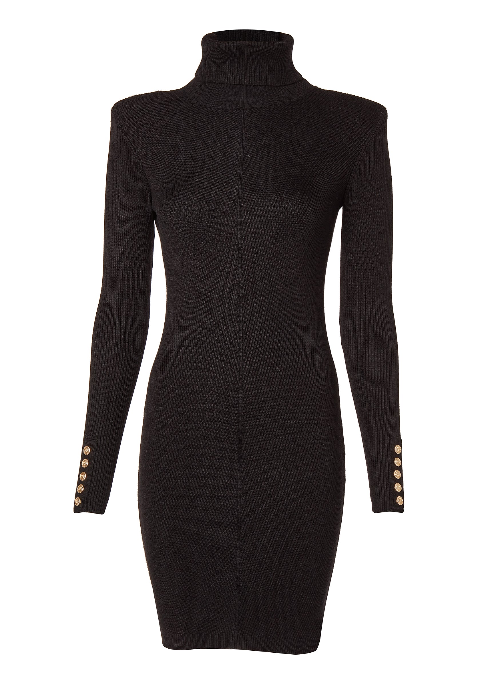 Kensington Mini Dress (Black) - Image 4