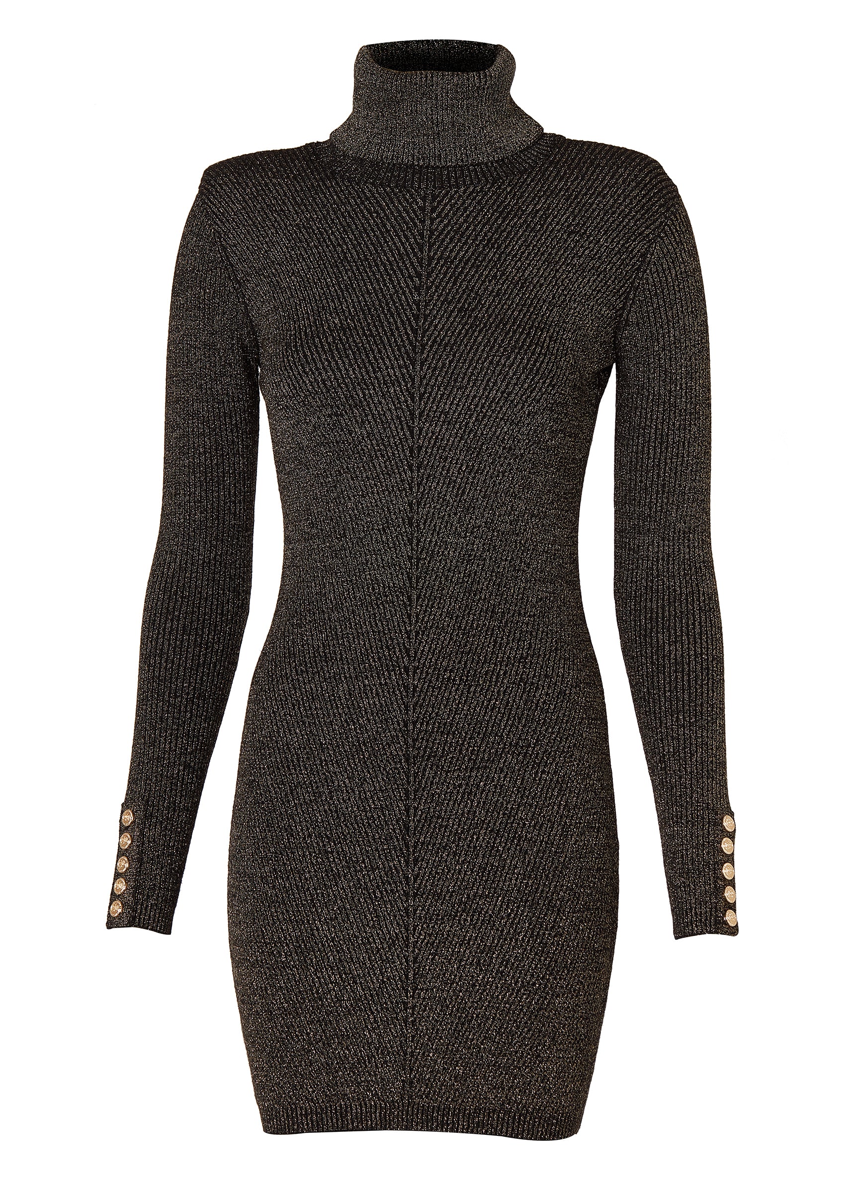 Kensington Mini Dress (Black Gold) - Image 4