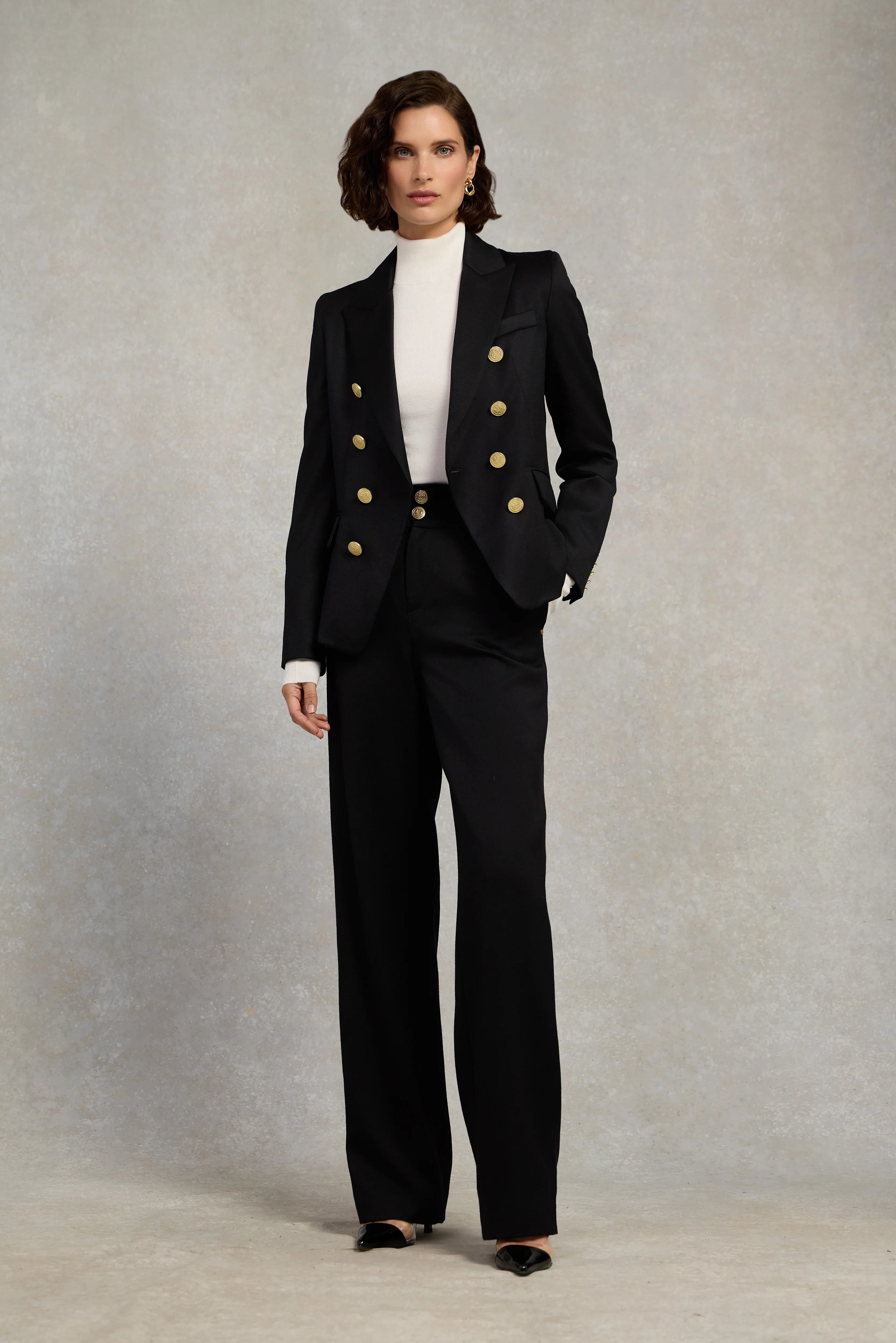 Knightsbridge Blazer (Black Barathea) - Image 11