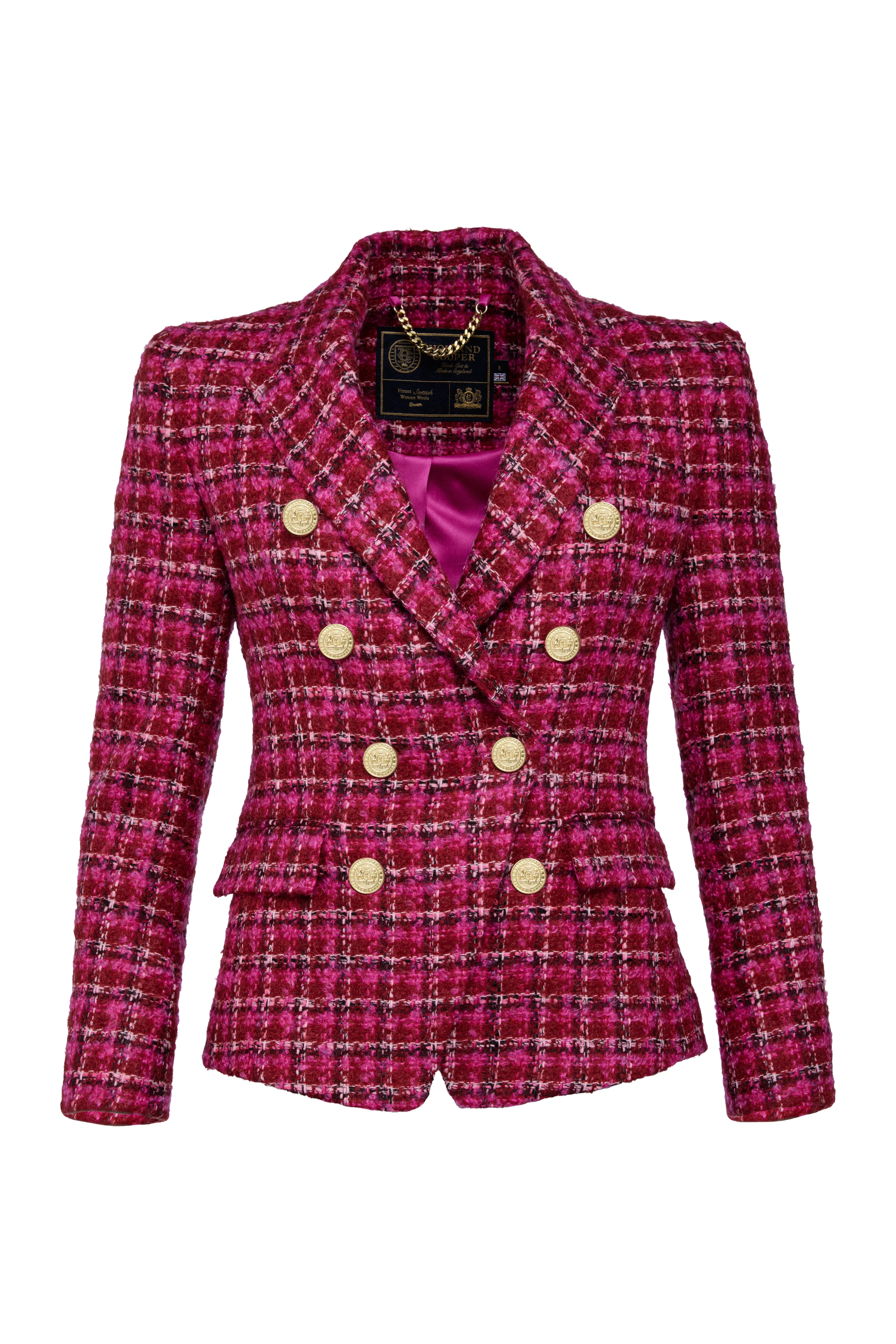 Knightsbridge Blazer (Cerise Boucle) - Image 4