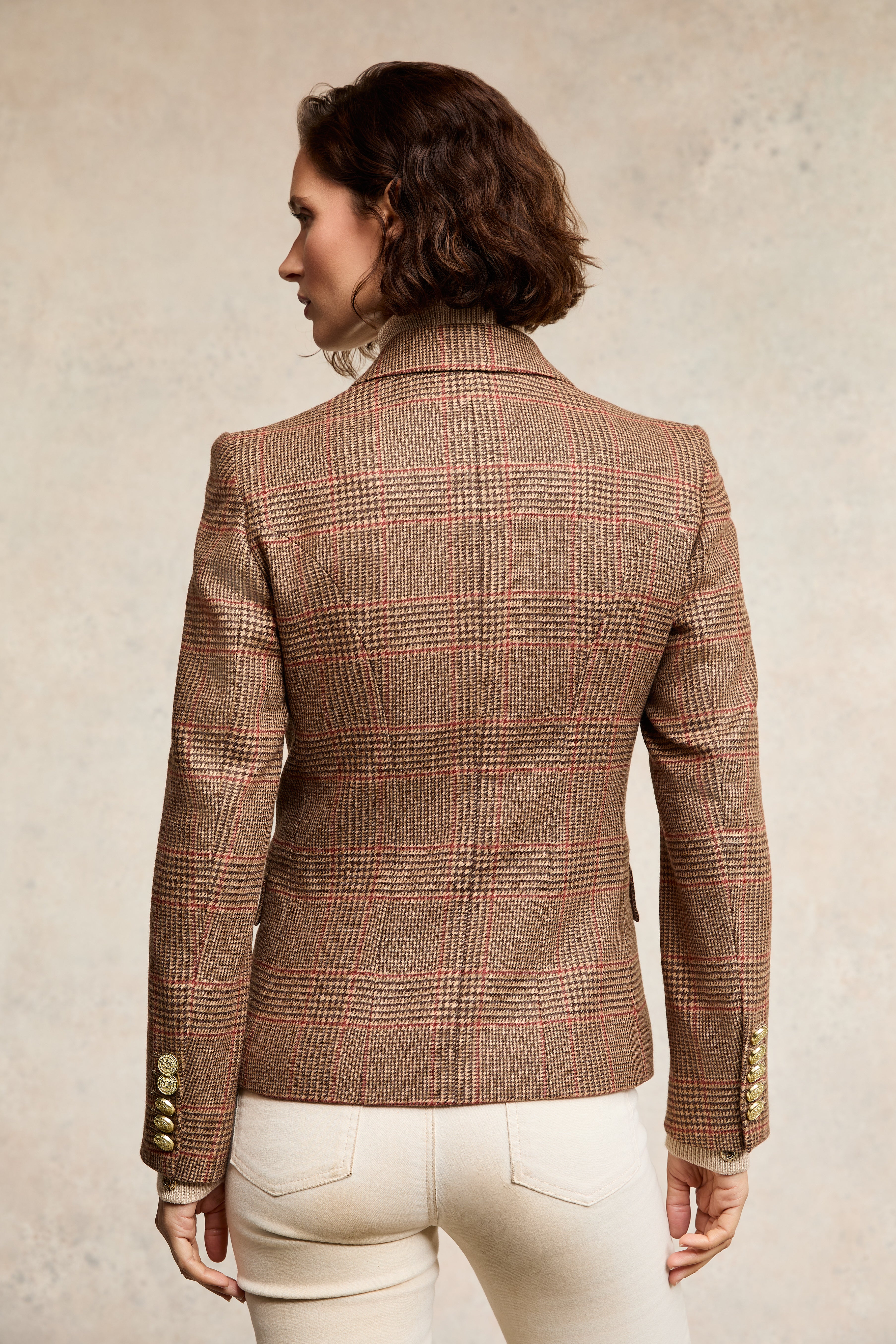 Knightsbridge Blazer (Clarence Check Merlot) - Image 6
