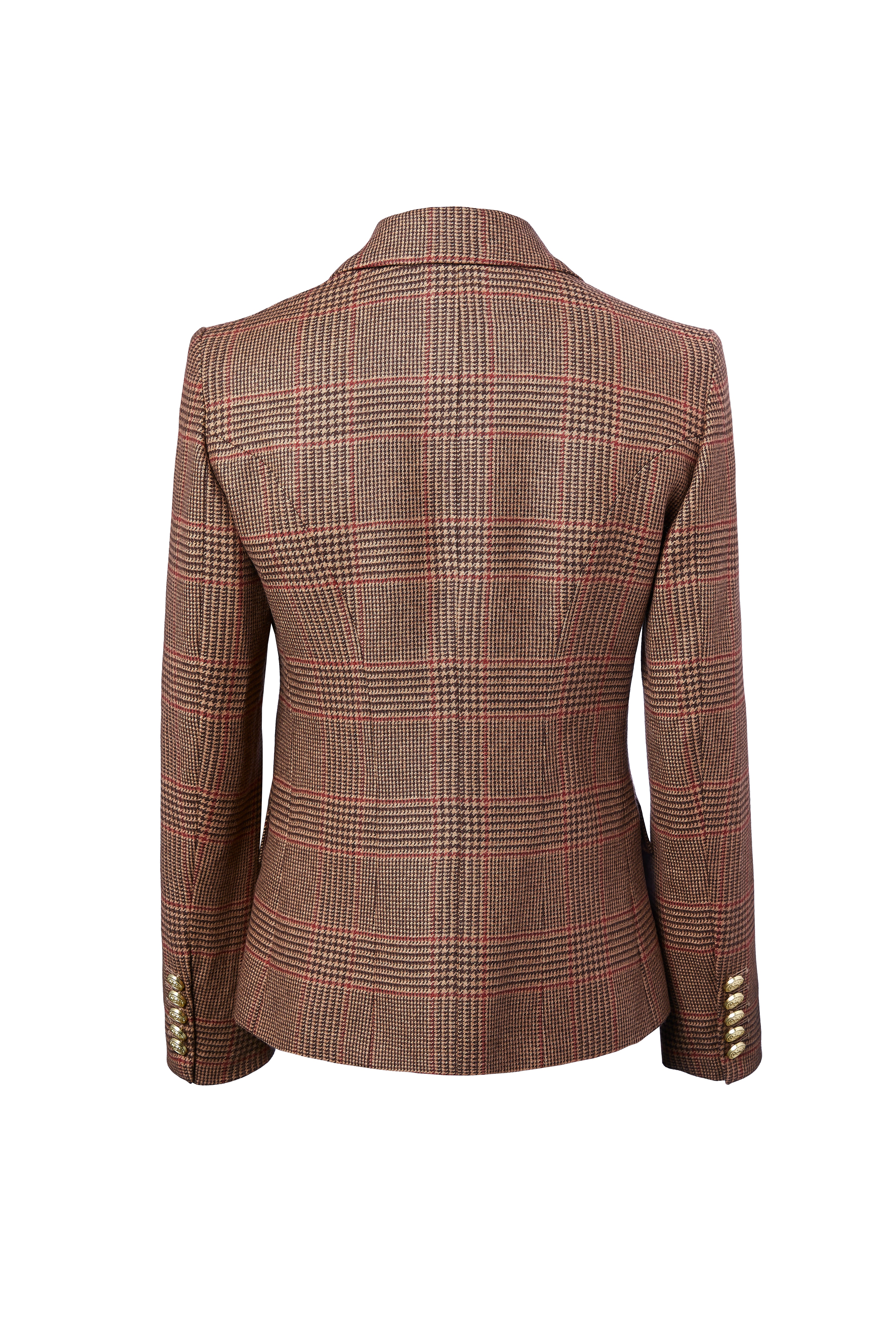 Knightsbridge Blazer (Clarence Check Merlot) - Image 7