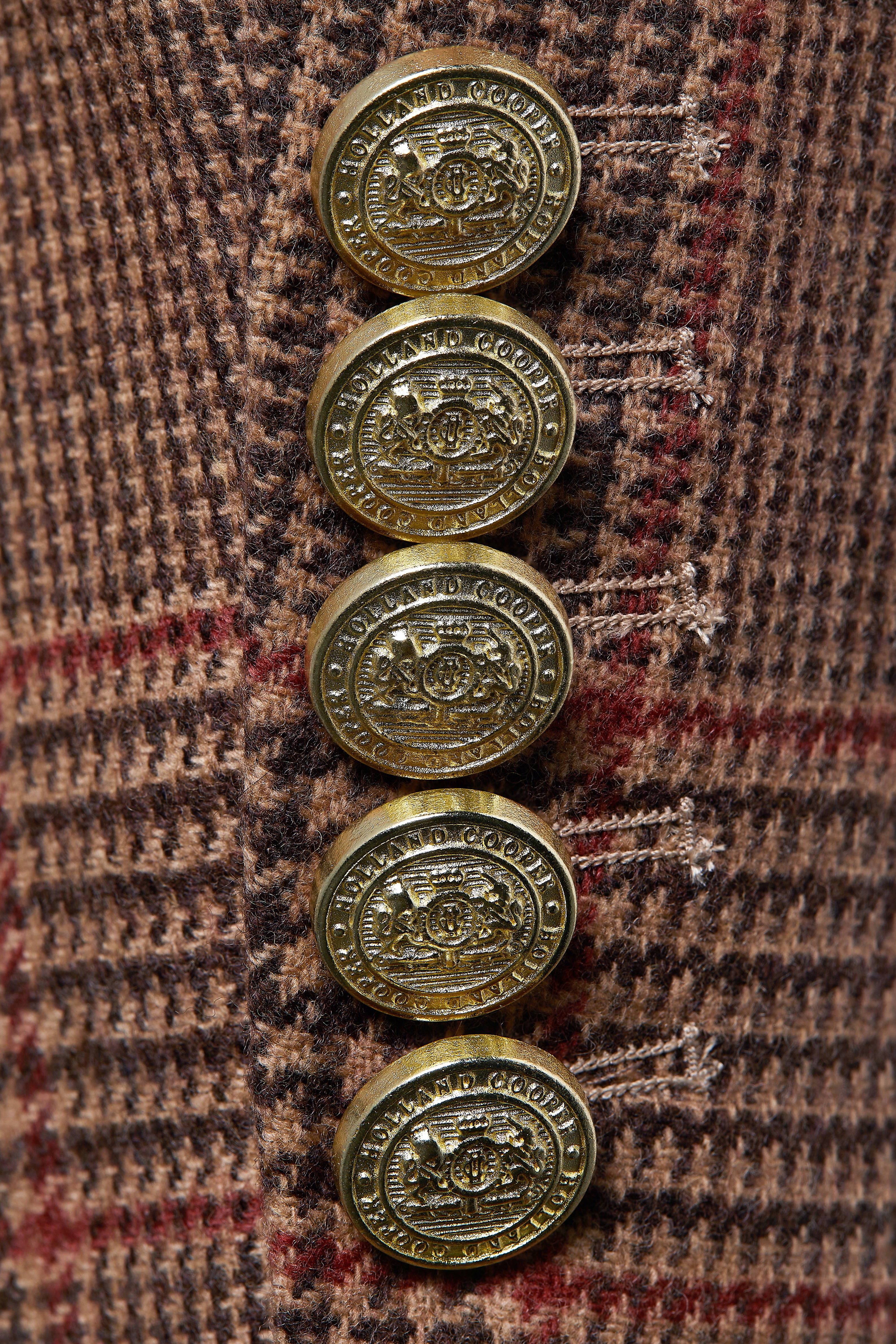 Knightsbridge Blazer (Clarence Check Merlot) - Image 9