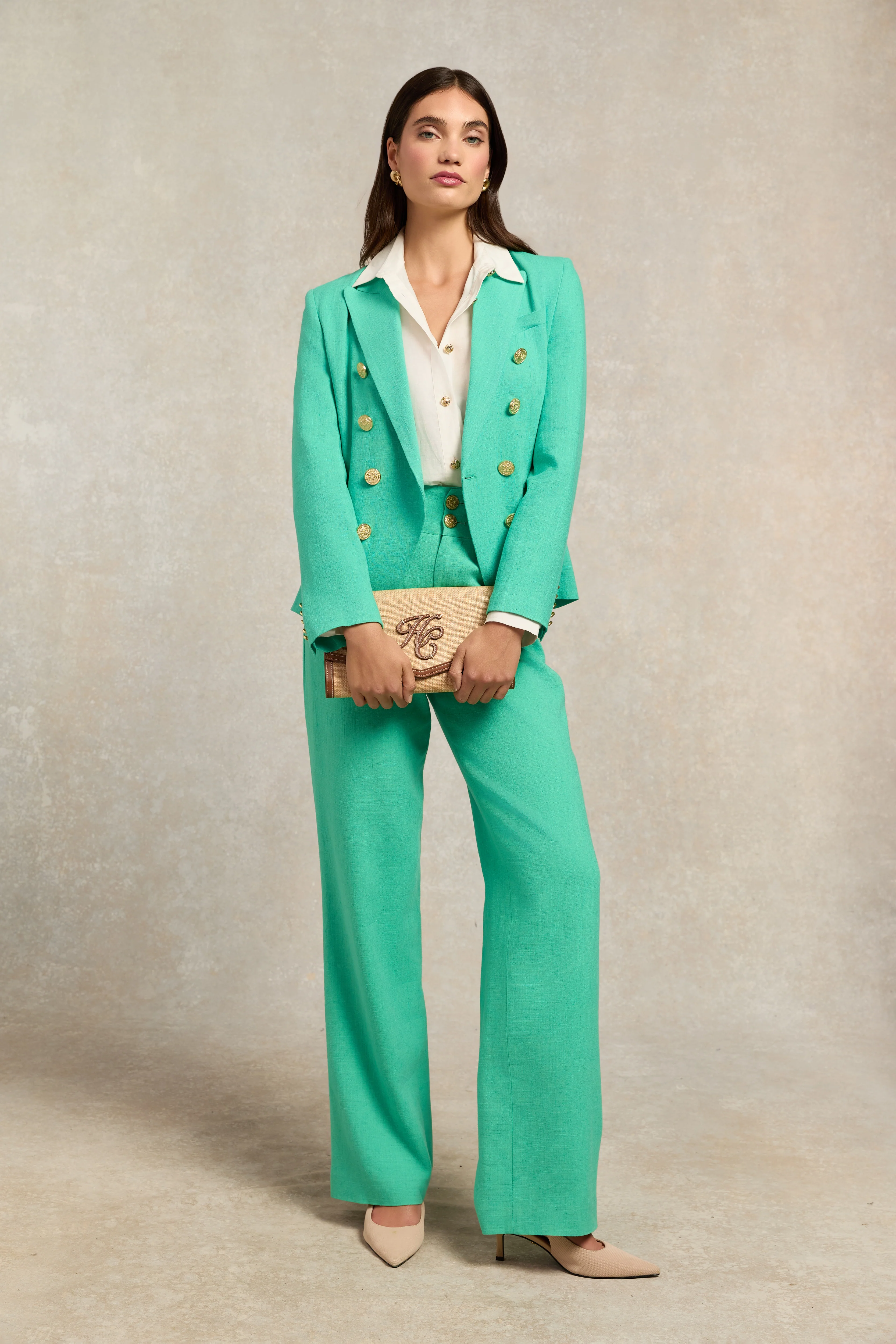 Knightsbridge Blazer (Jade Linen) - Image 3