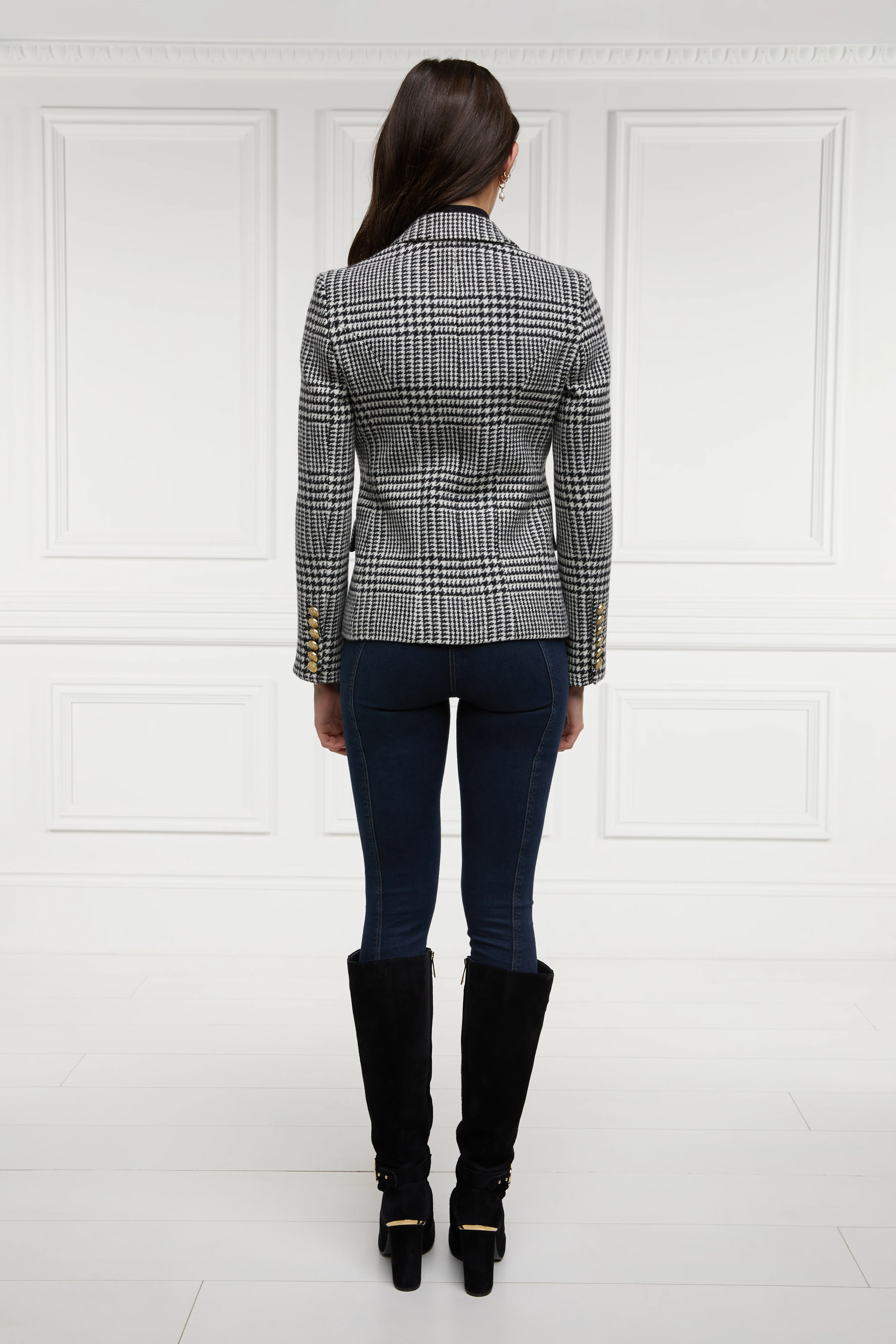 Knightsbridge Blazer (Large Scale Prince Of Wales Mono) - Image 5