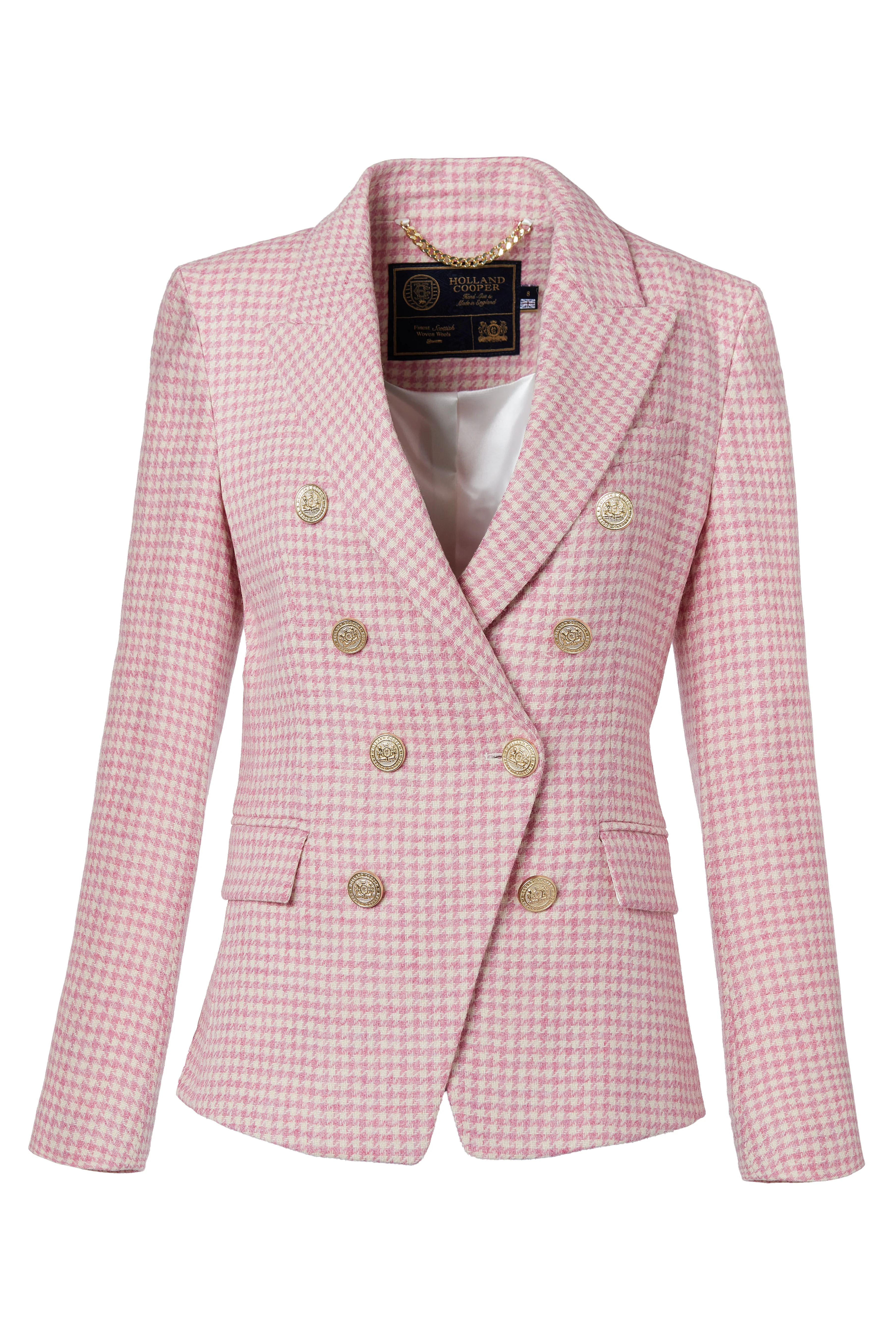Knightsbridge Blazer (Light Pink Puppytooth) - Image 7