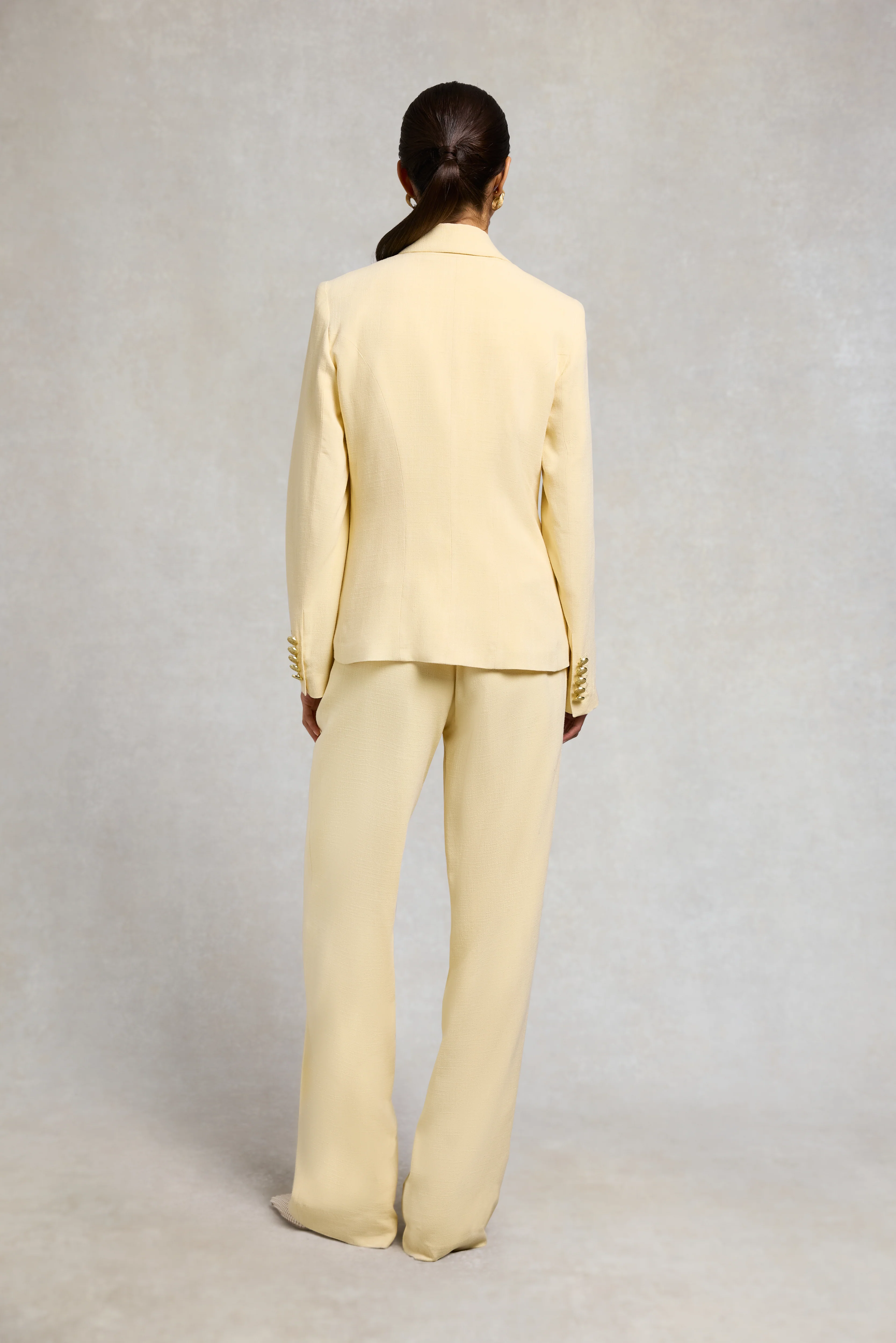 Knightsbridge Blazer (Lemon Linen) - Image 4