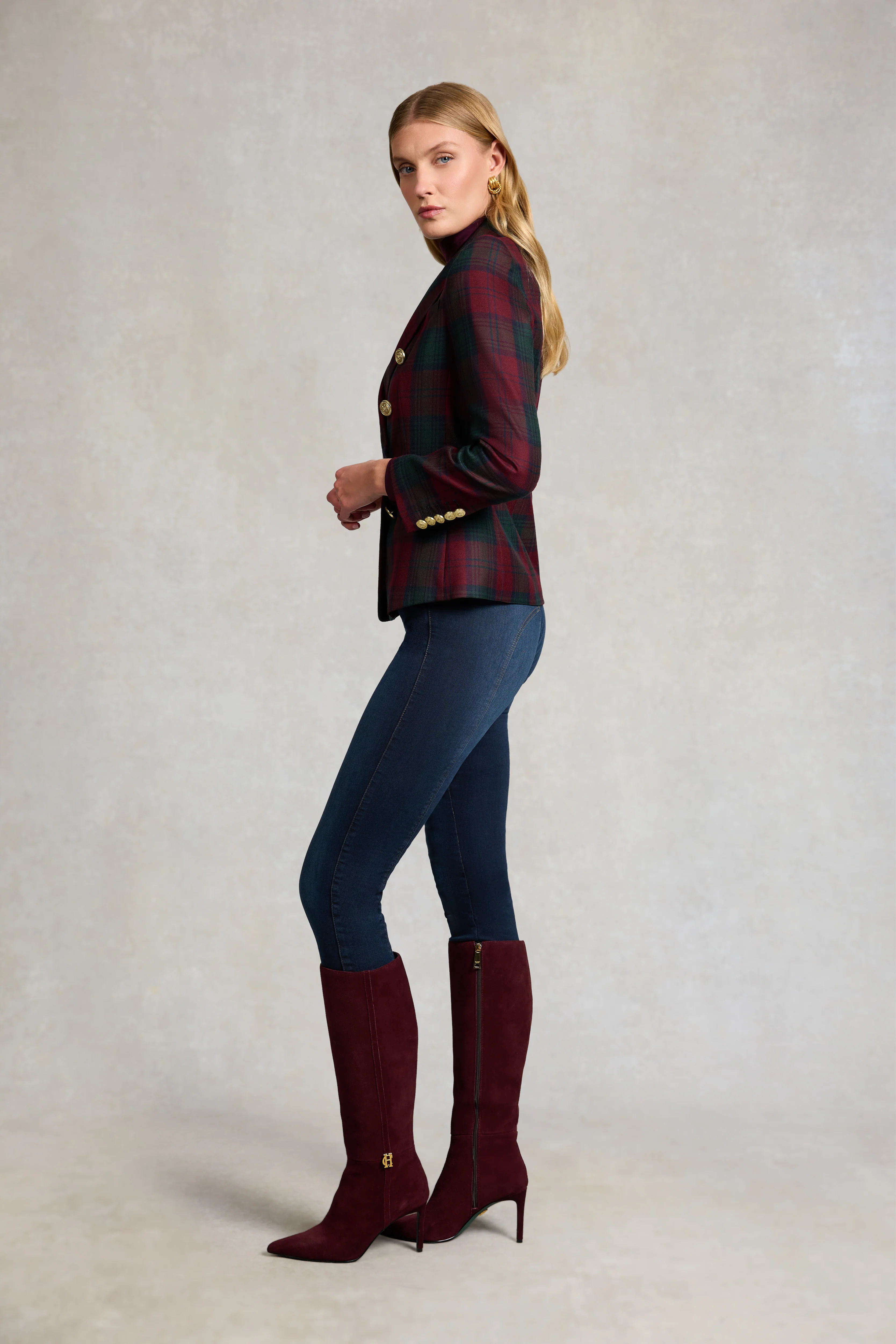 Knightsbridge Blazer (Mulberry Tartan) - Image 7