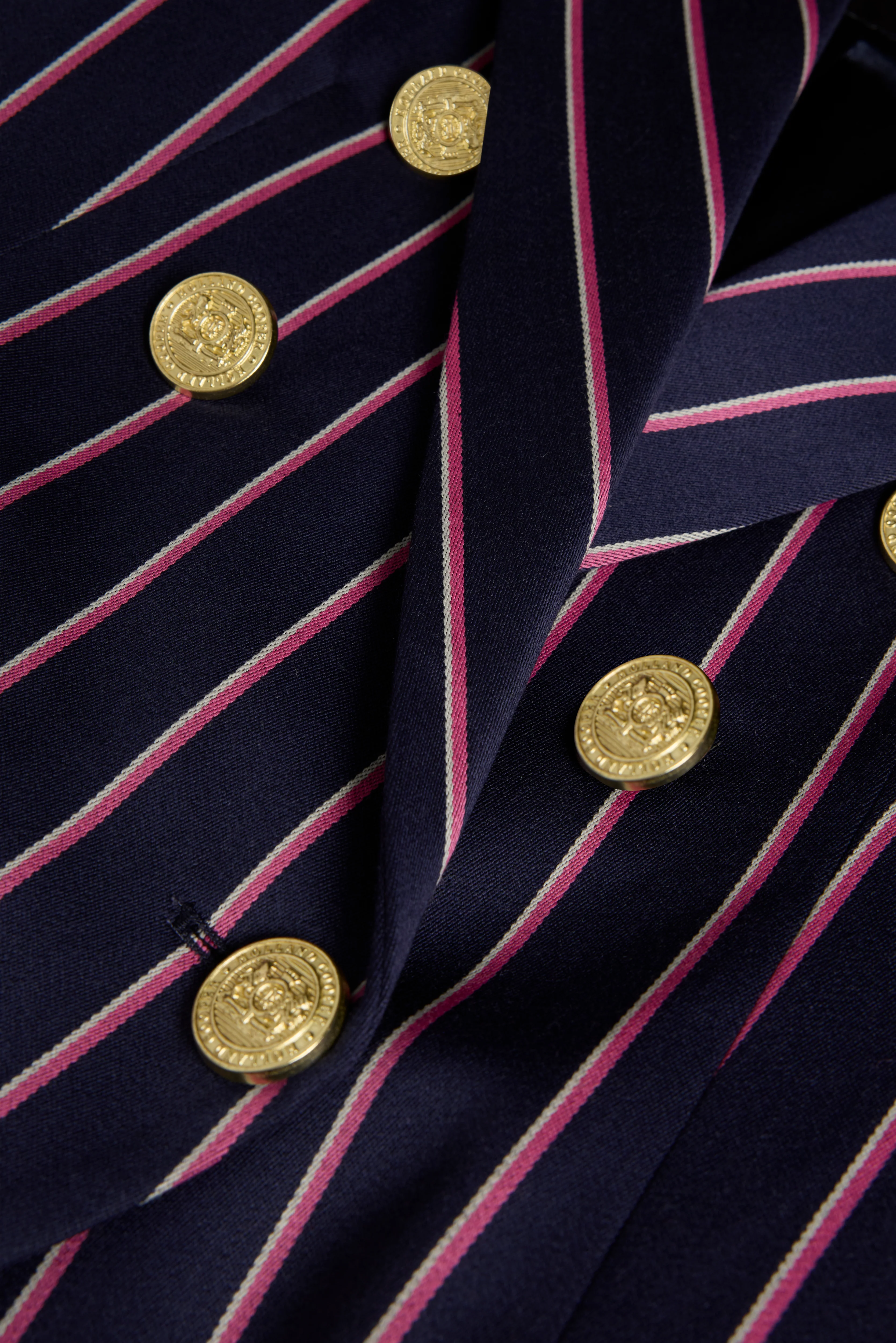 Knightsbridge Blazer (Navy Pink Wide Stripe) - Image 10