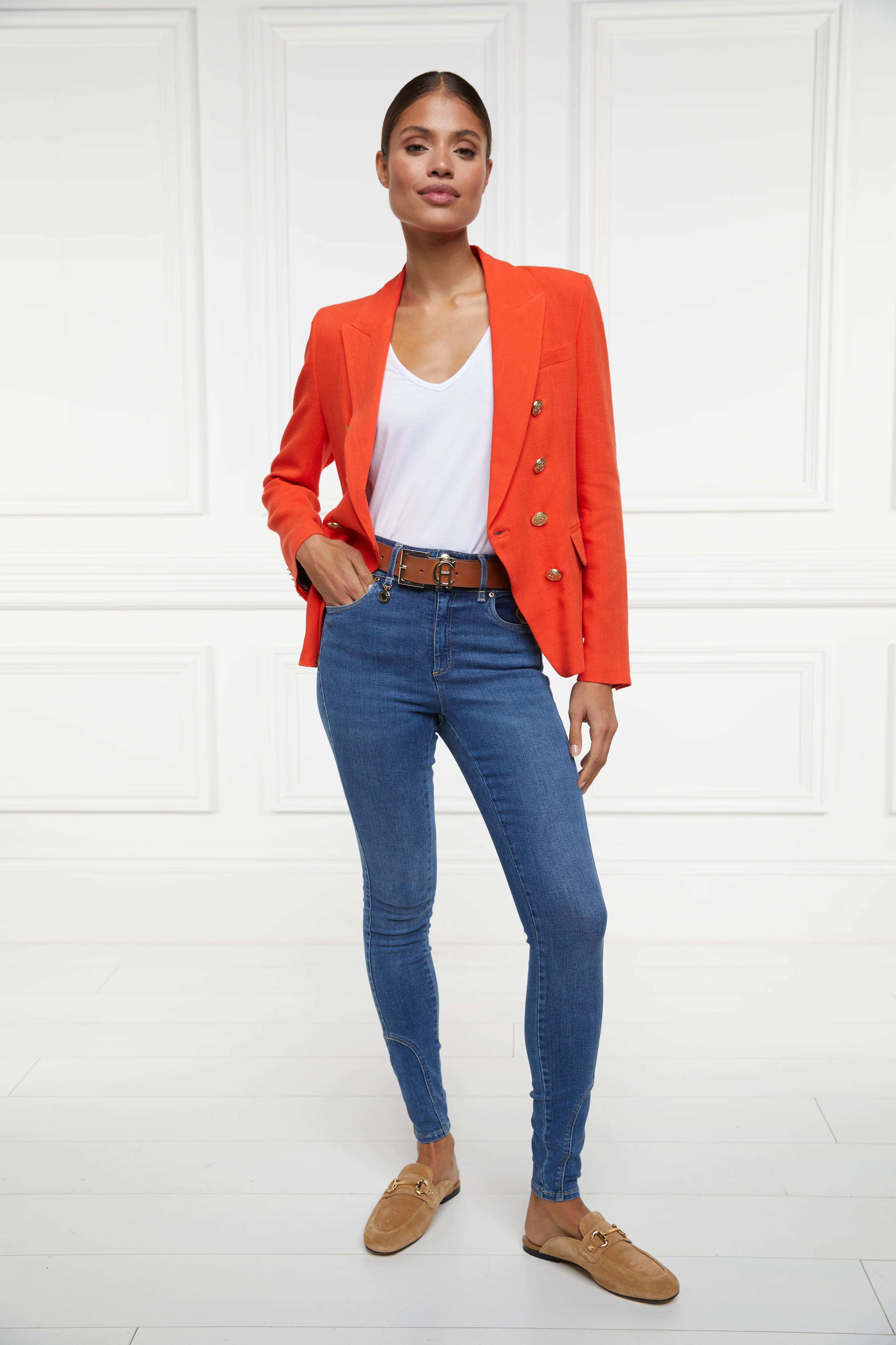Knightsbridge Blazer (Neroli Linen) - Image 3