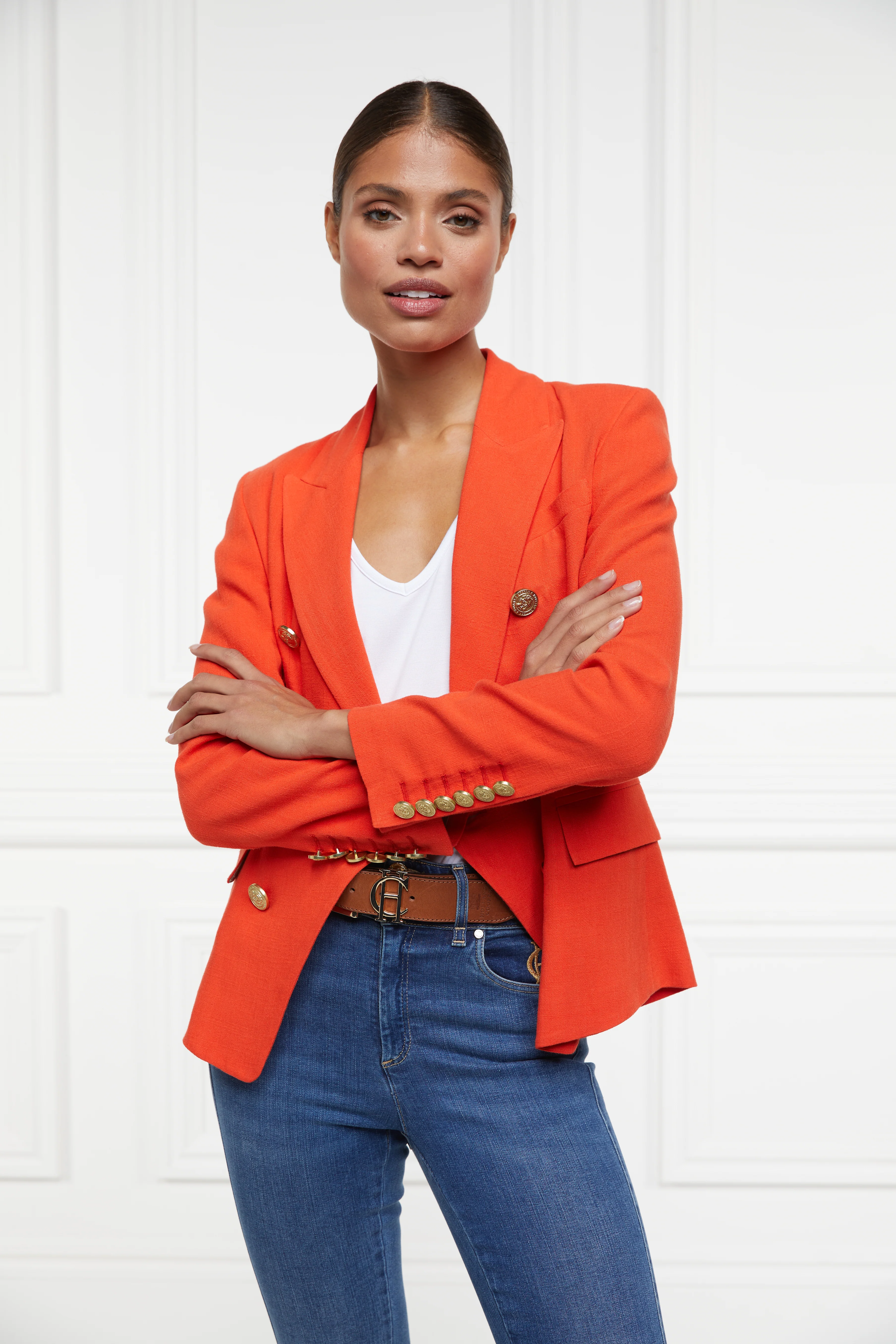 Knightsbridge Blazer (Neroli Linen) - Image 8