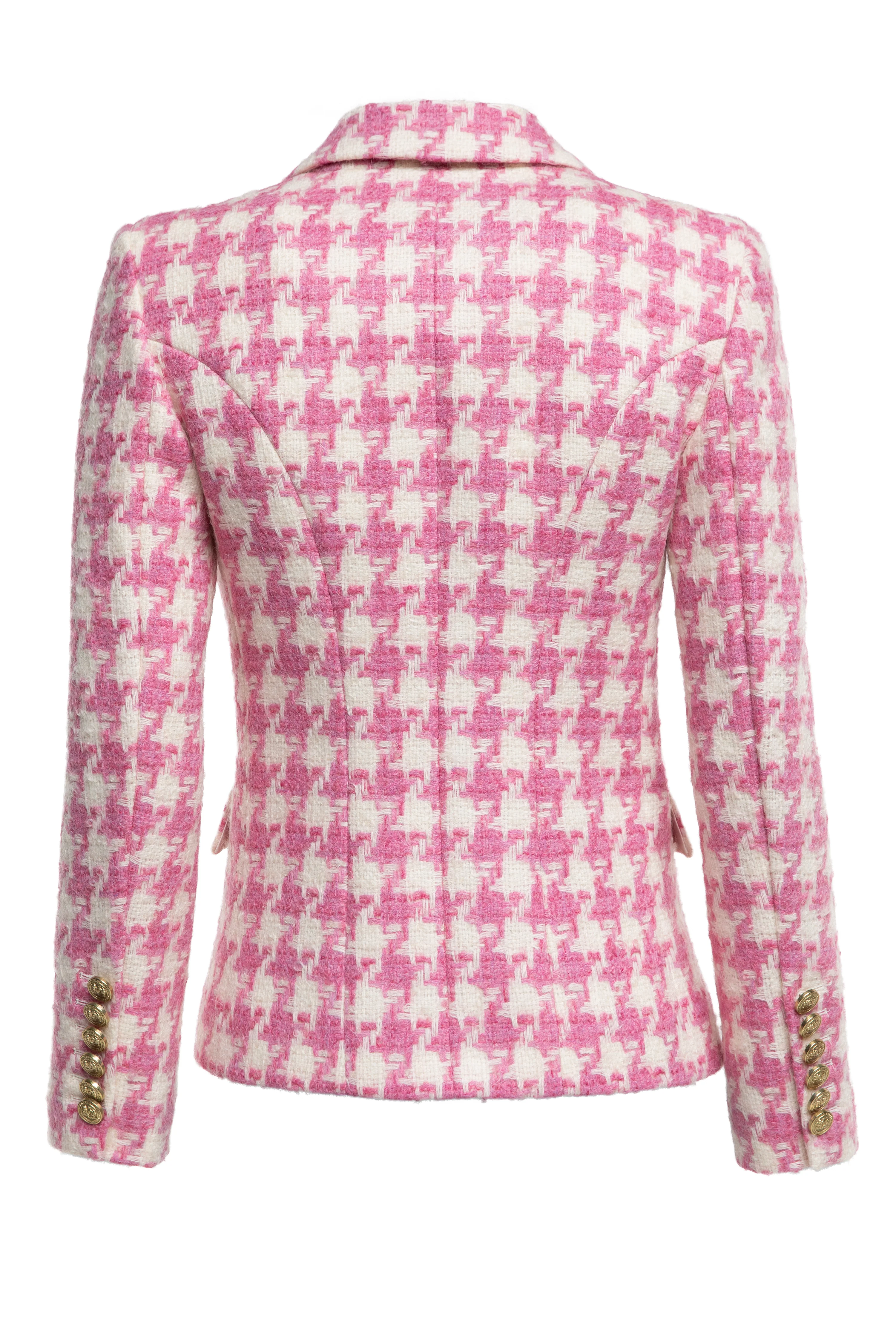 Knightsbridge Blazer (Pink Large Scale Houndstooth) - Image 6