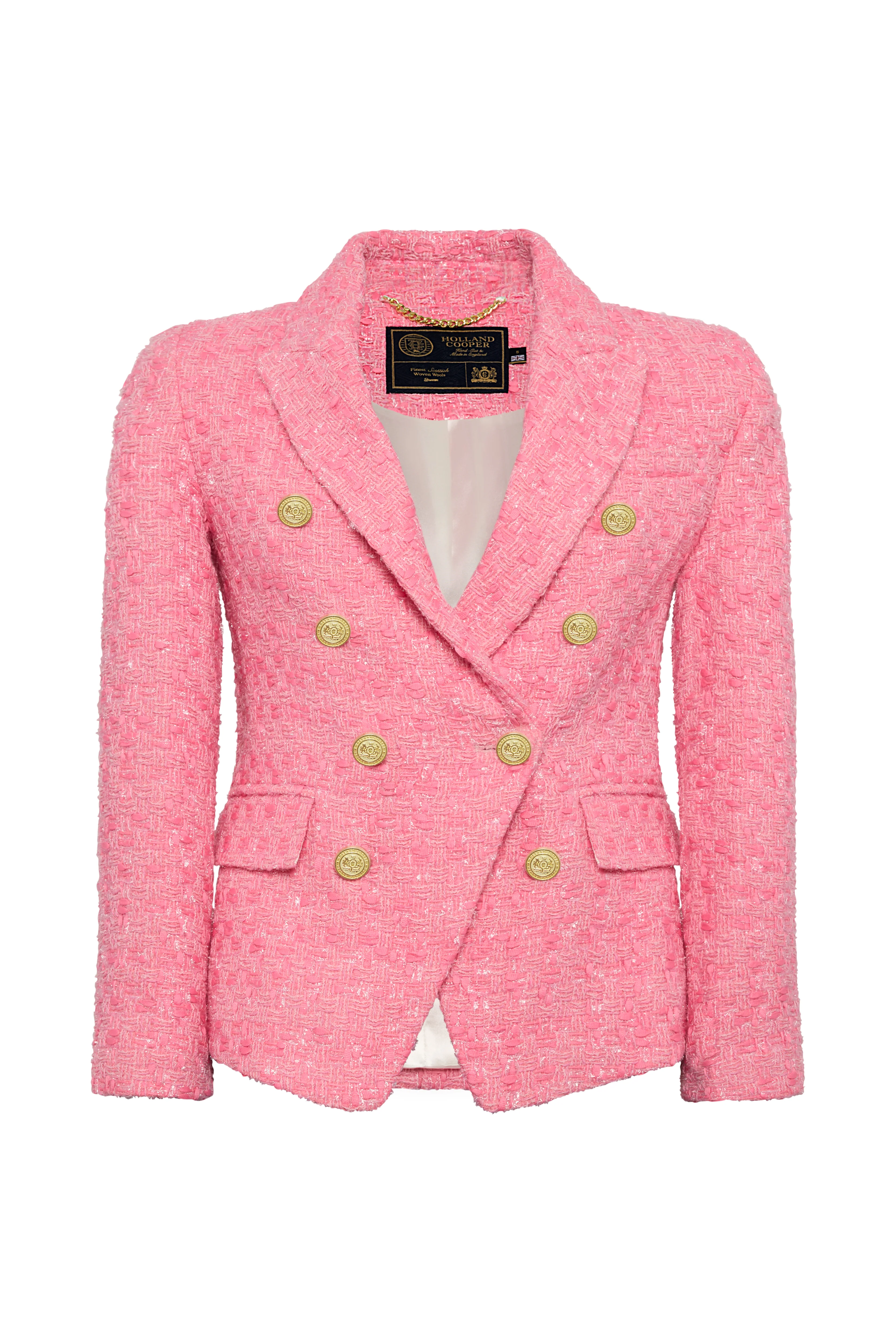 Knightsbridge Blazer (Pink Pop Boucle) - Image 6