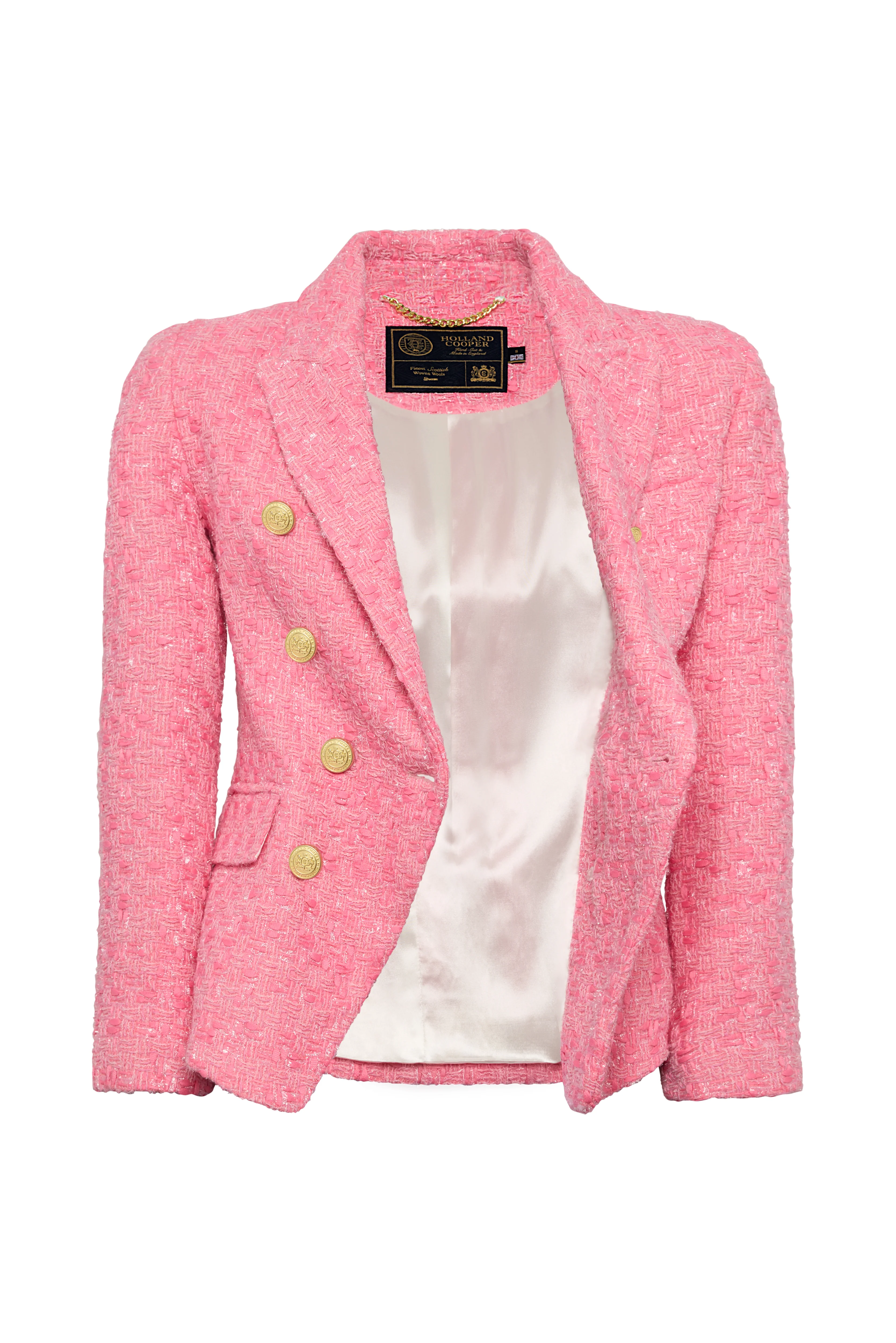 Knightsbridge Blazer (Pink Pop Boucle) - Image 7
