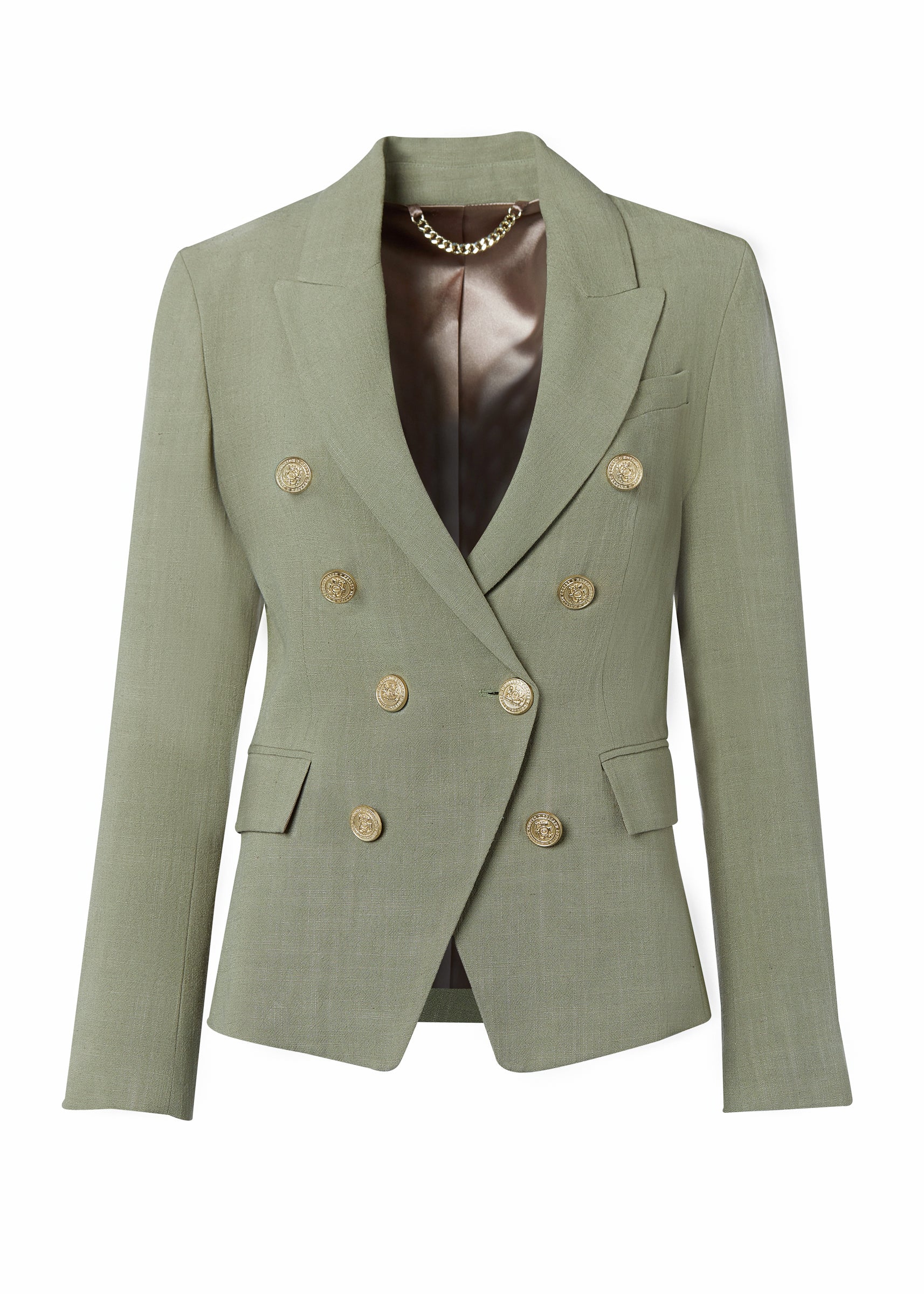 Knightsbridge Blazer (Sage Linen) - Image 4