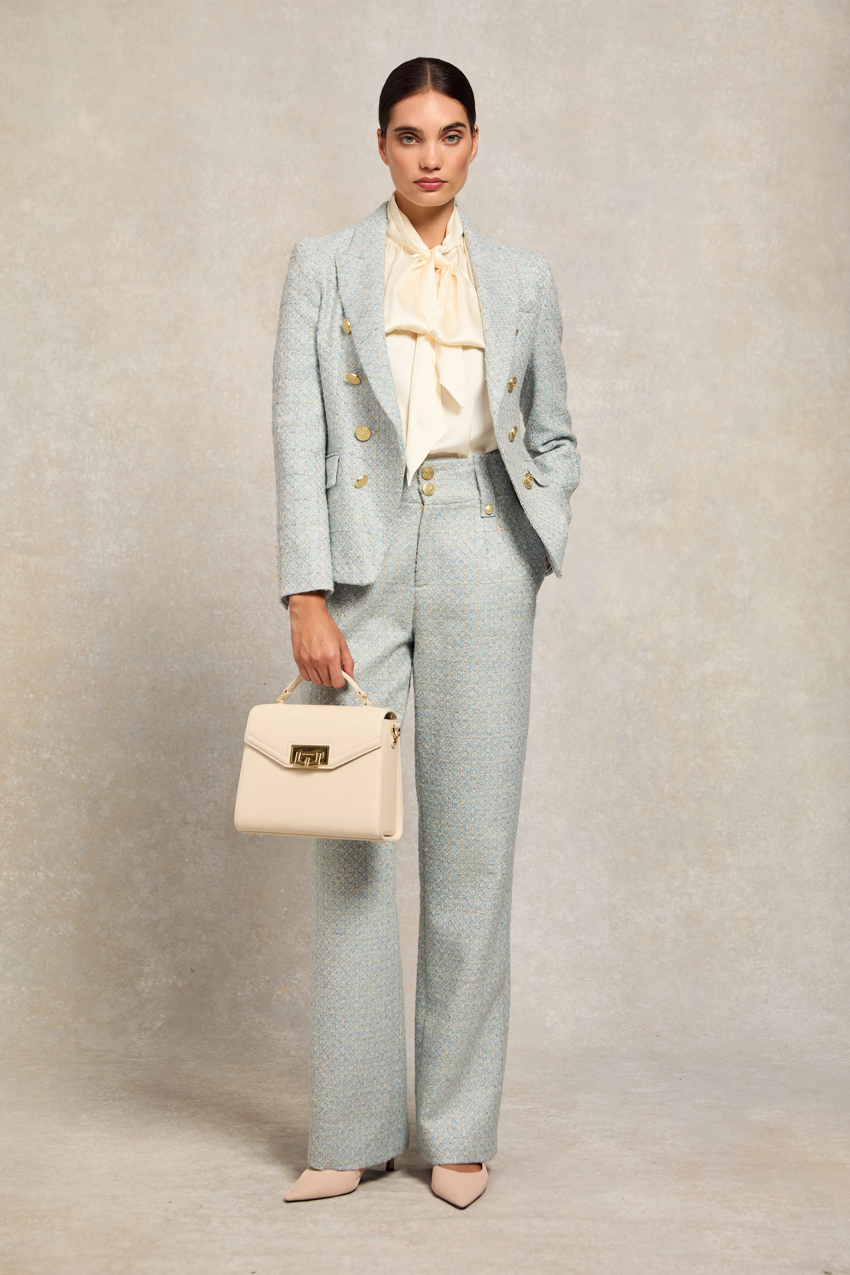 Knightsbridge Blazer (Sky Blue Boucle) - Image 4