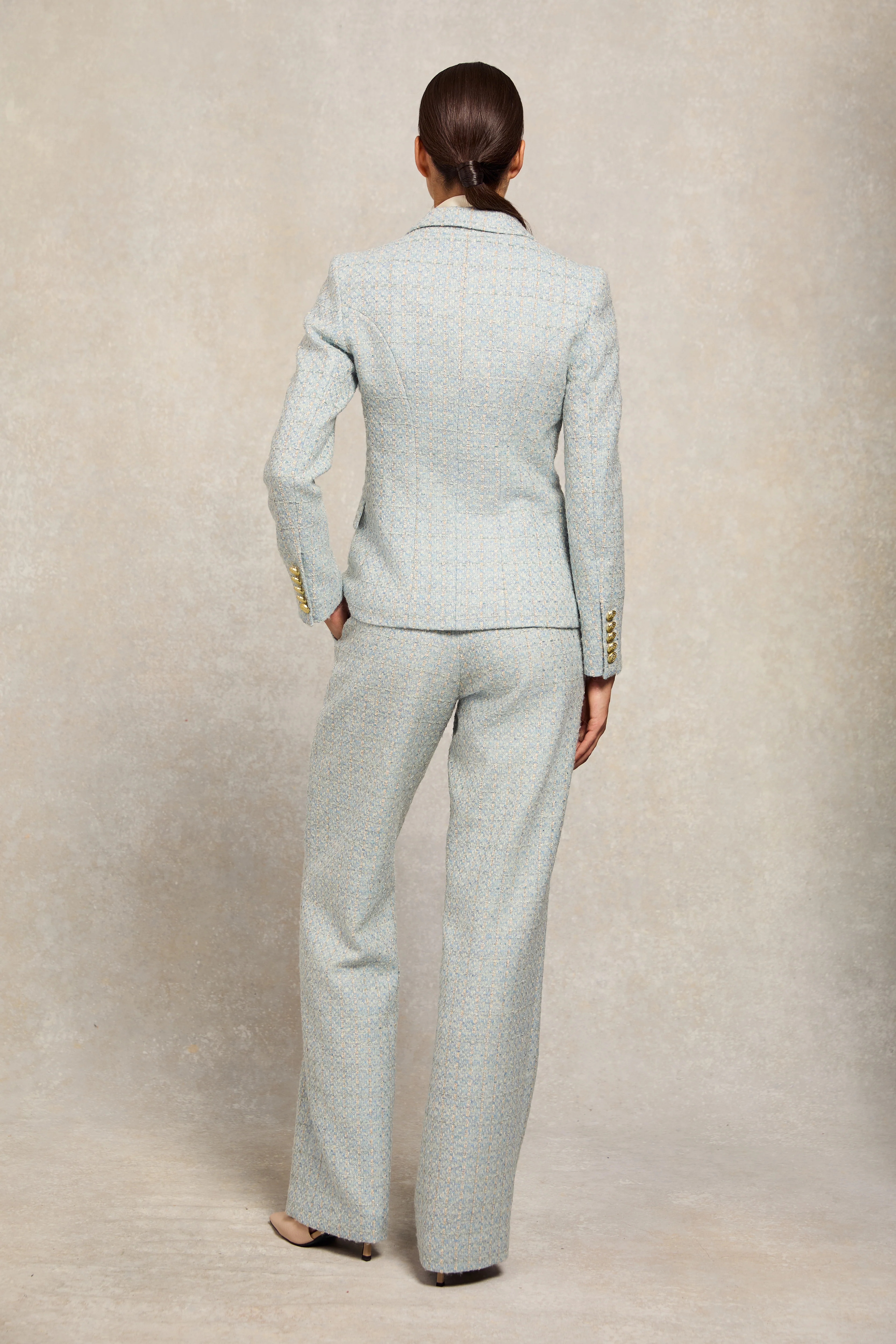 Knightsbridge Blazer (Sky Blue Boucle) - Image 6