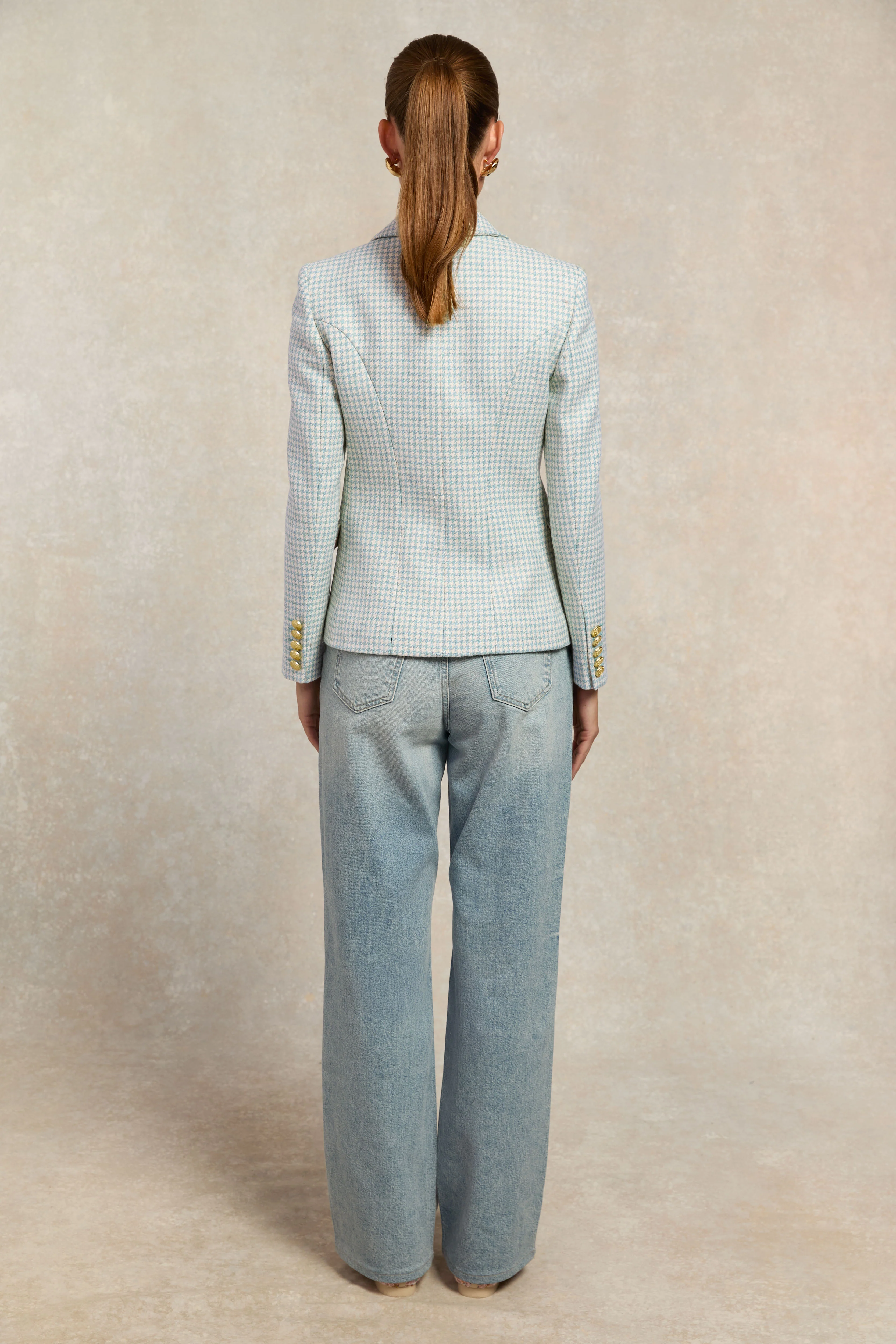 Knightsbridge Blazer (Teal Houndstooth) - Image 5