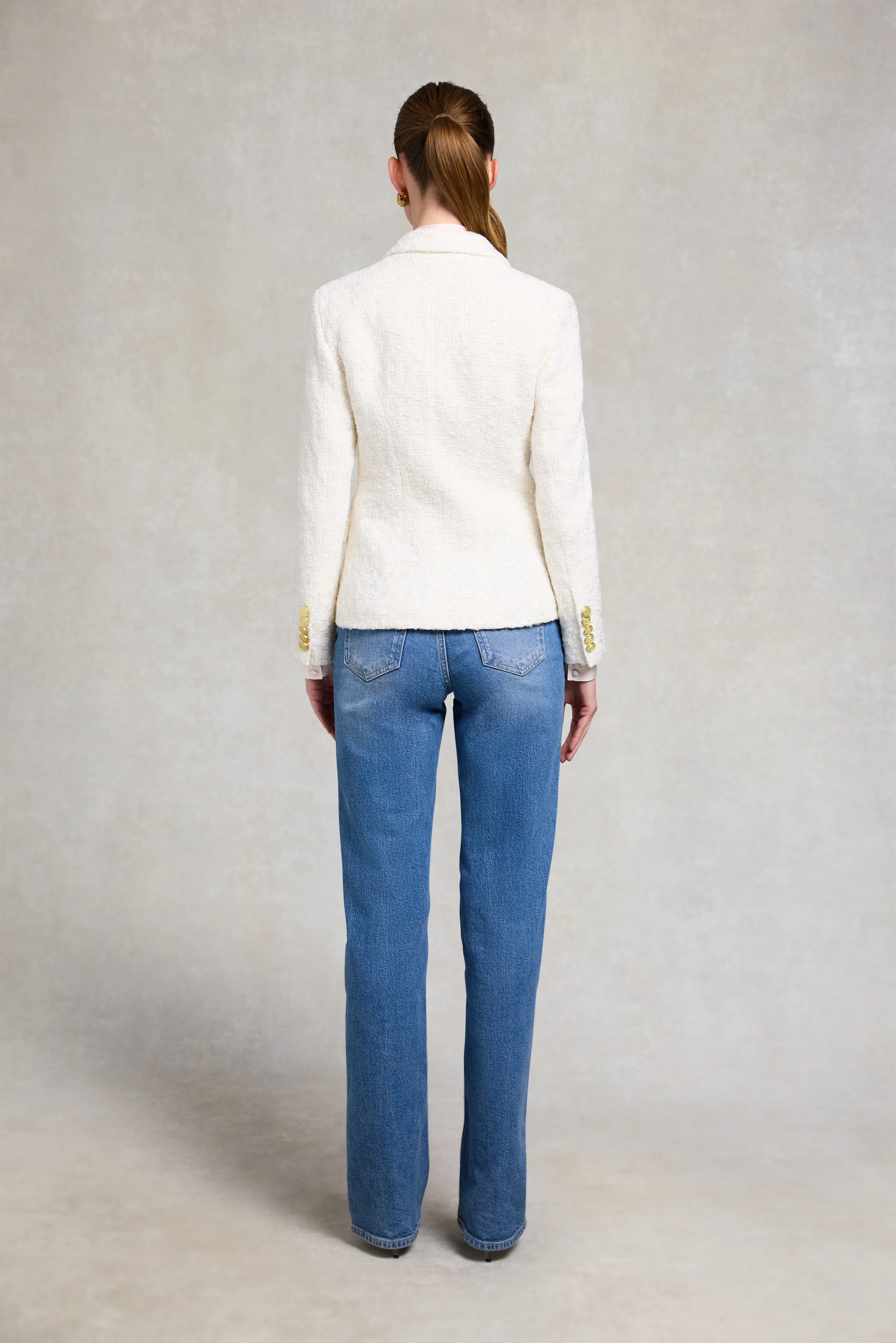 Knightsbridge Blazer (White Sparkle Boucle) - Image 4