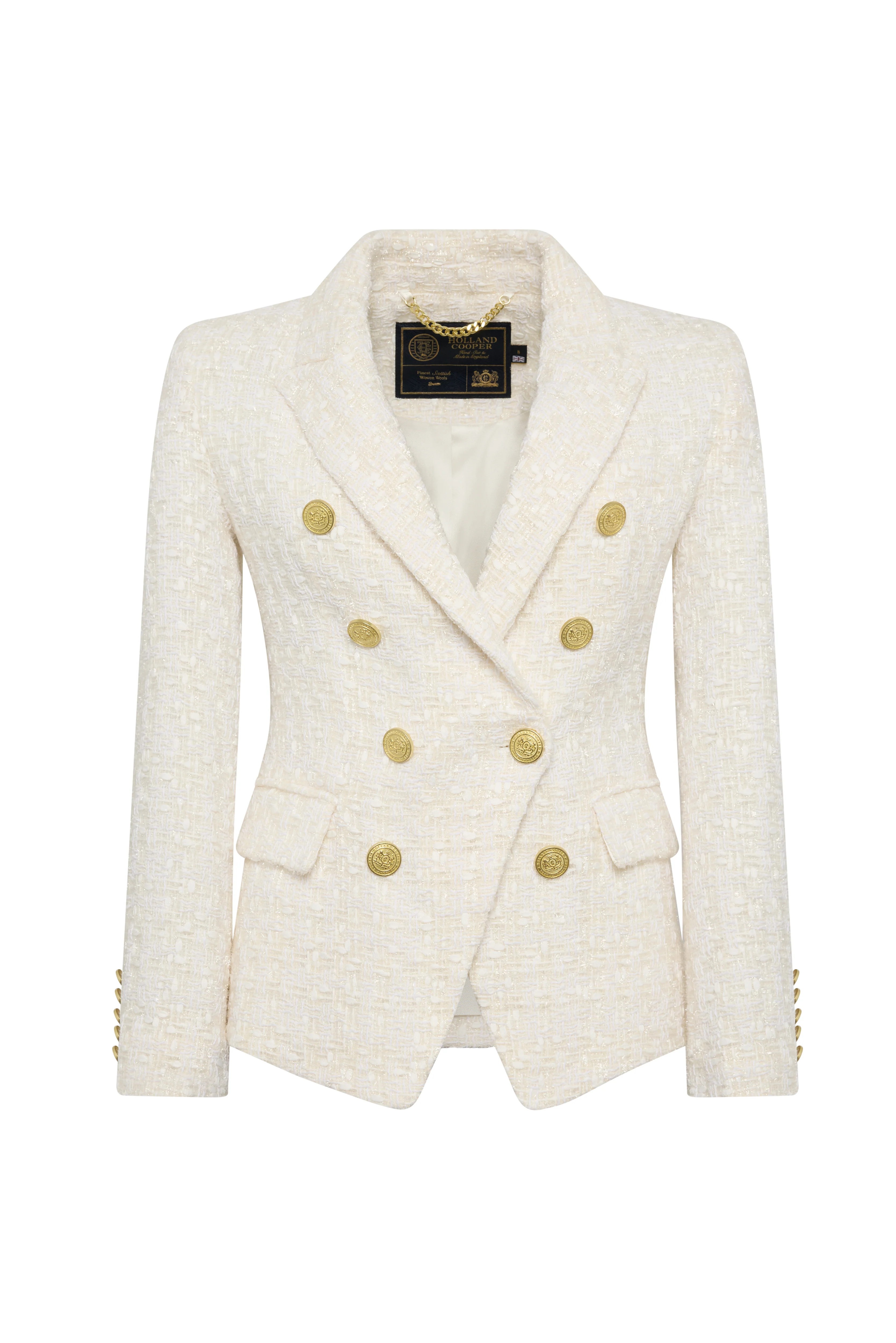 Knightsbridge Blazer (White Sparkle Boucle) - Image 7