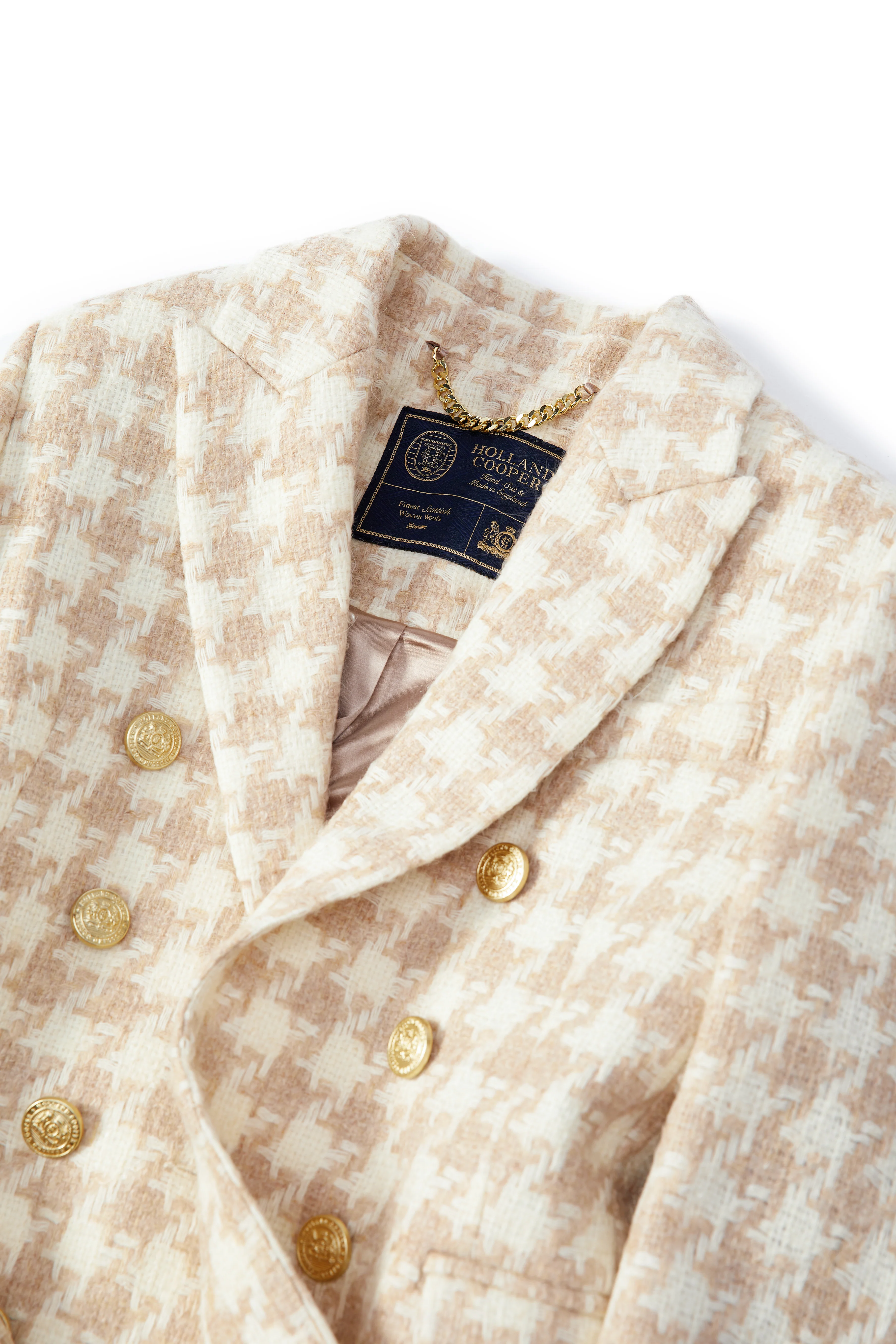 Knightsbridge Coat (Camel Houndstooth) - Image 10