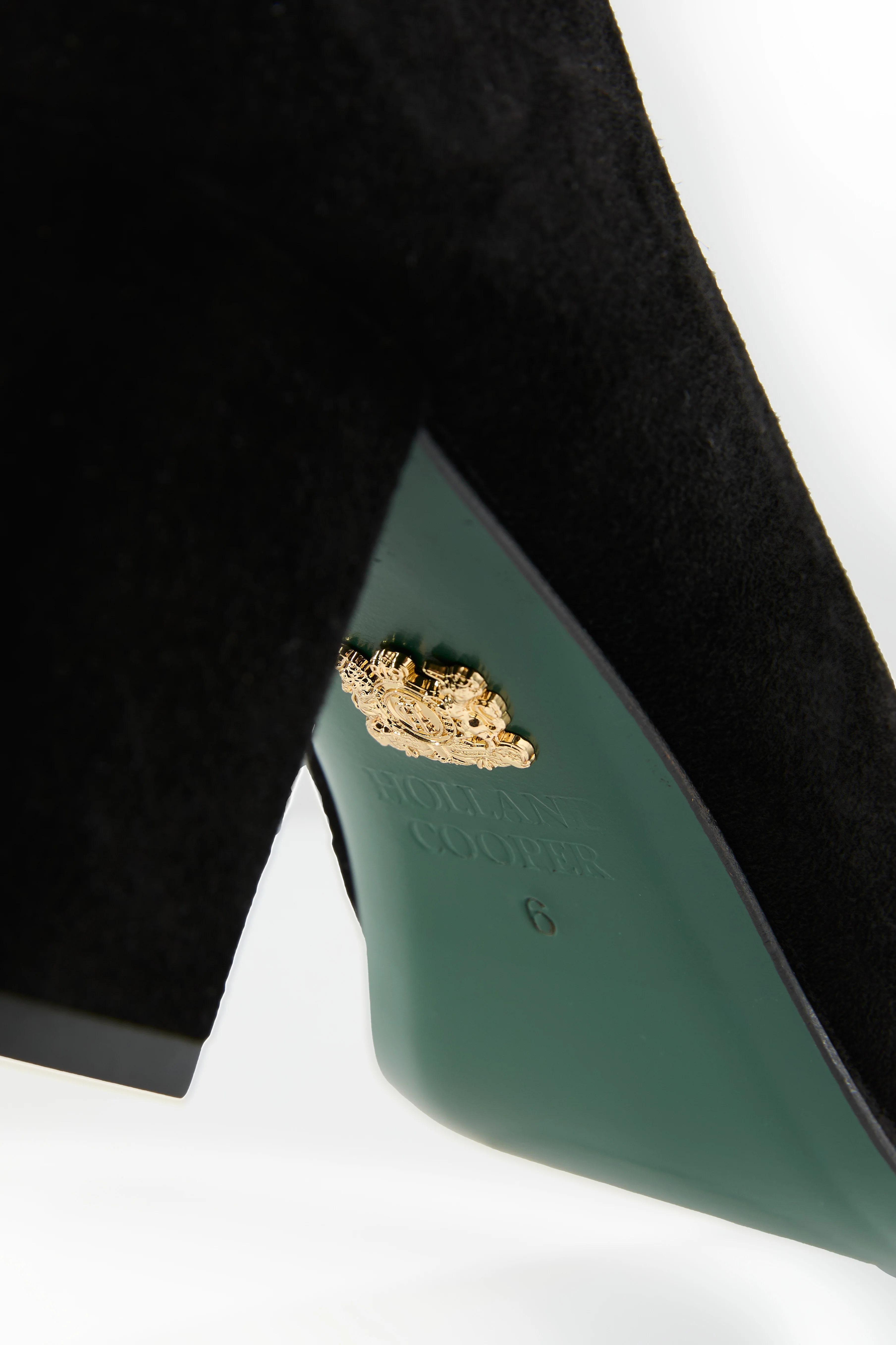 Knightsbridge Court Shoe (Black Suede) - Image 10