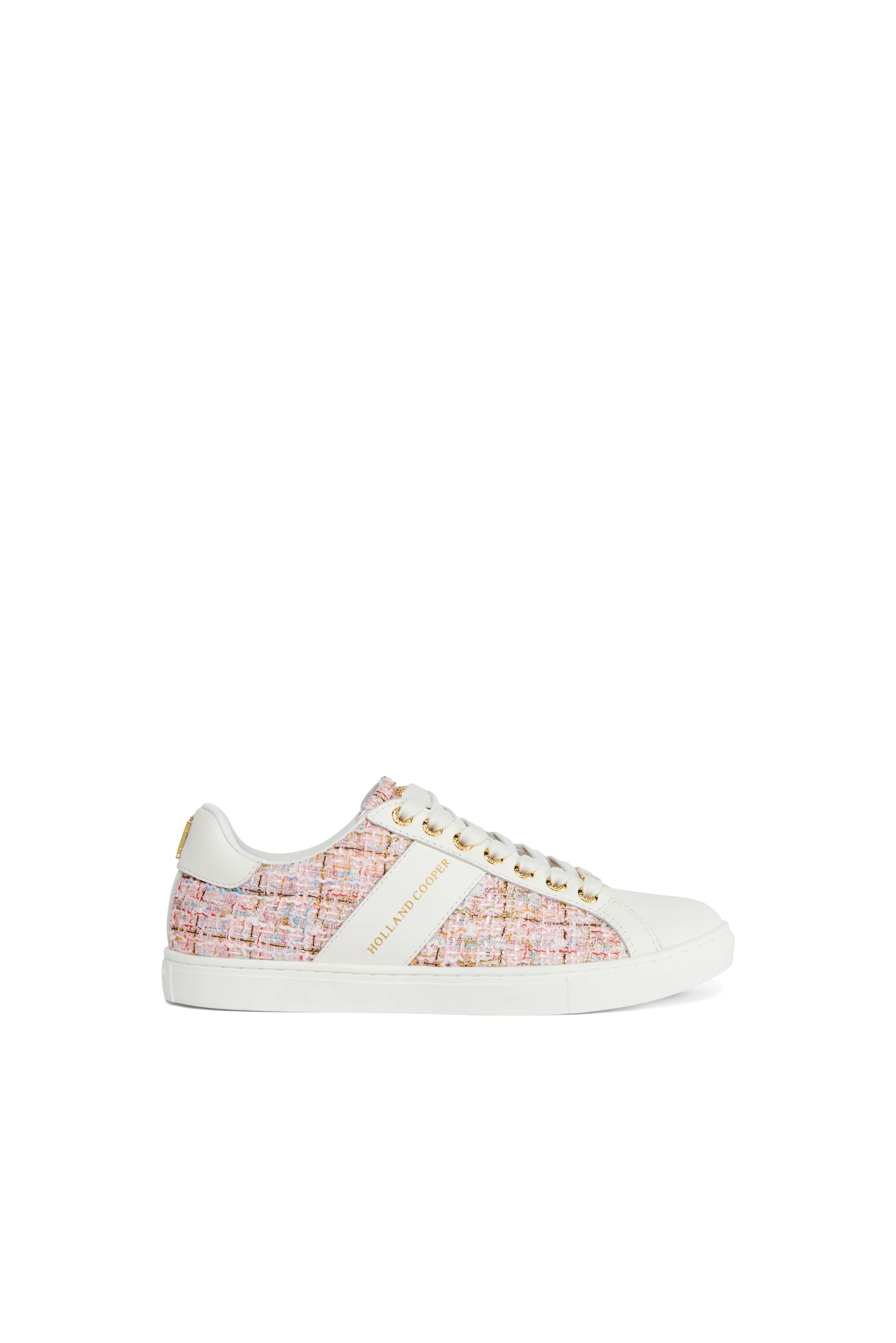 Knightsbridge Court Trainer (Pink Sparkle Boucle)