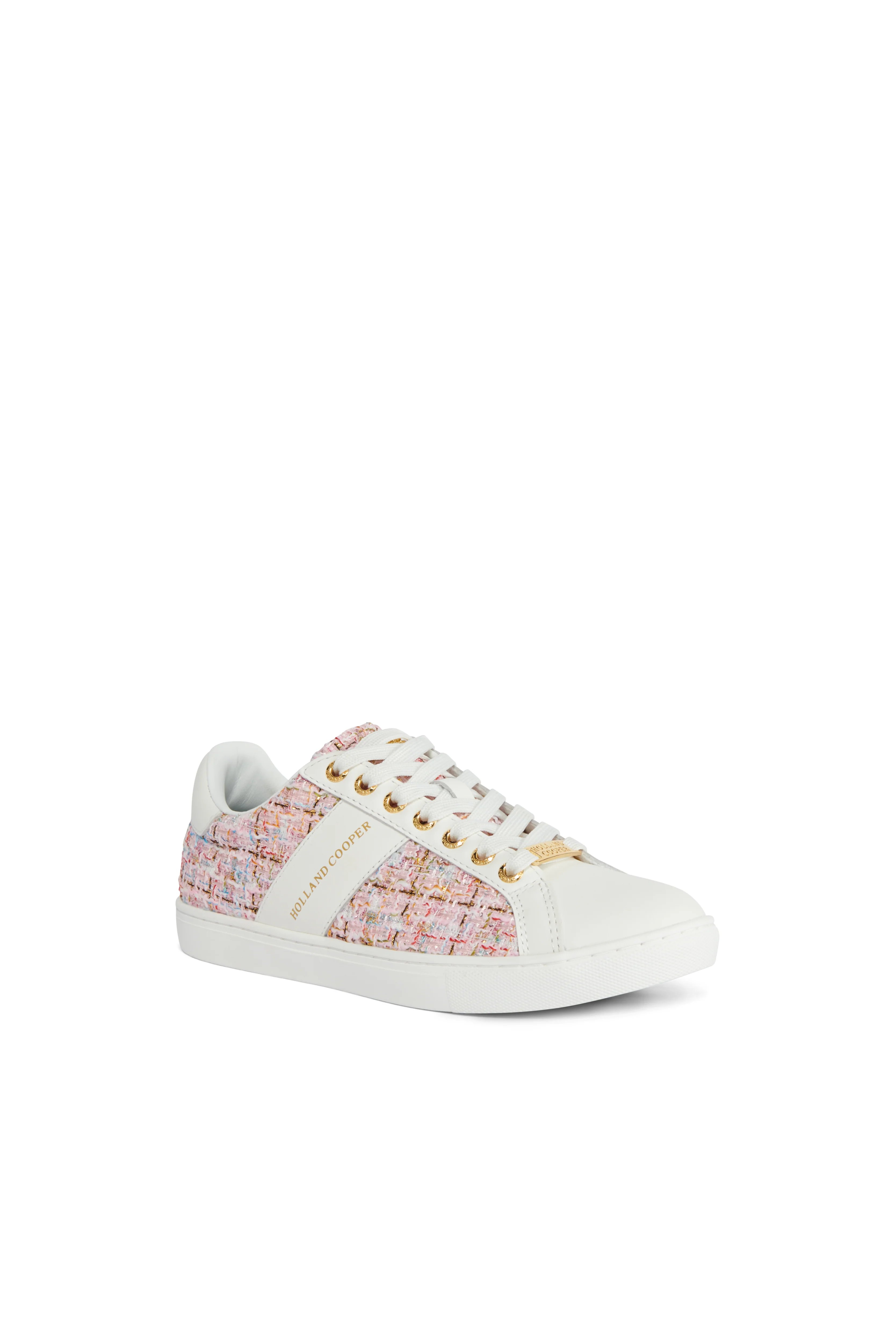 Knightsbridge Court Trainer (Pink Sparkle Boucle) - Image 6